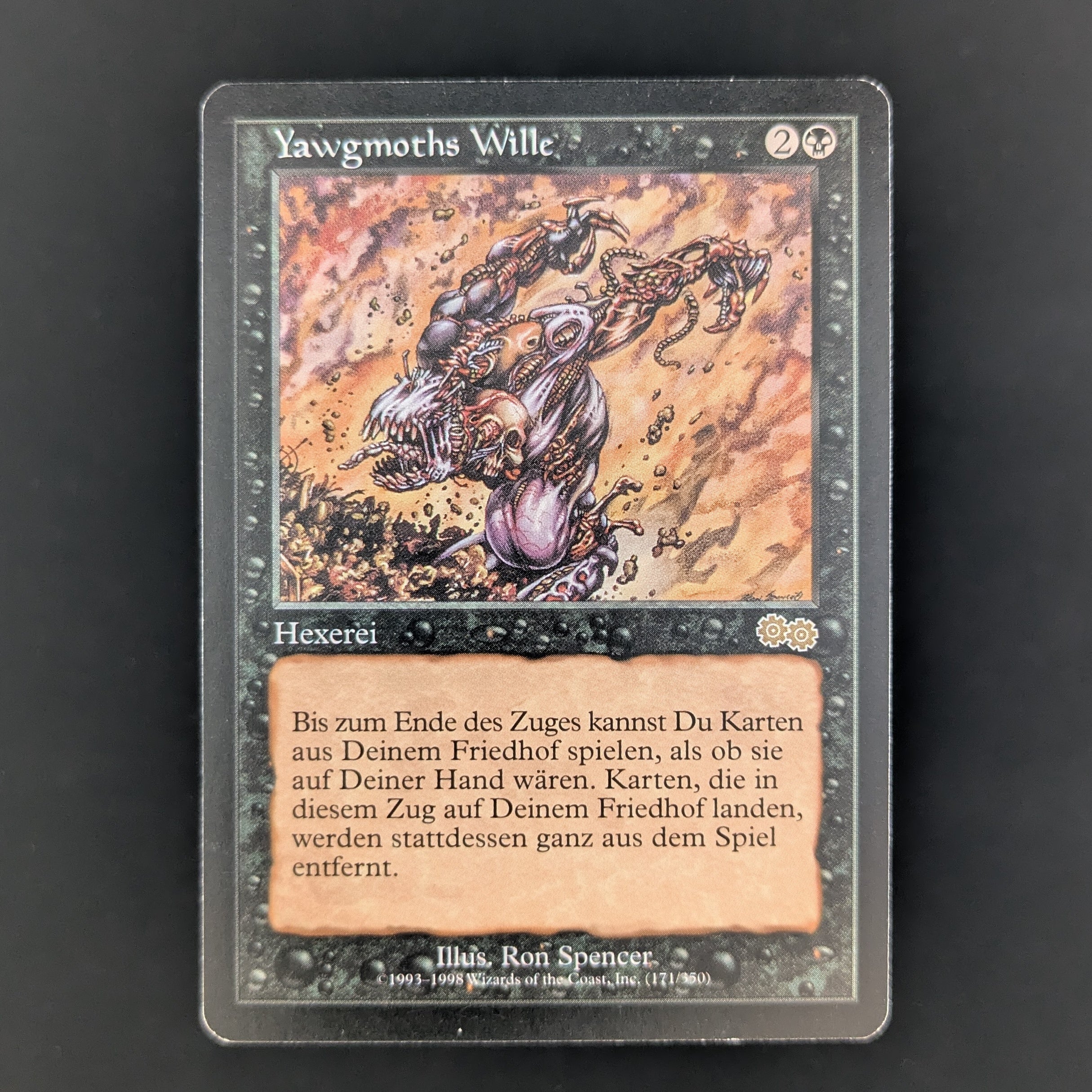 MTG Singles - Yawgmoth's Will - Urza's Saga - German - EX - 35491