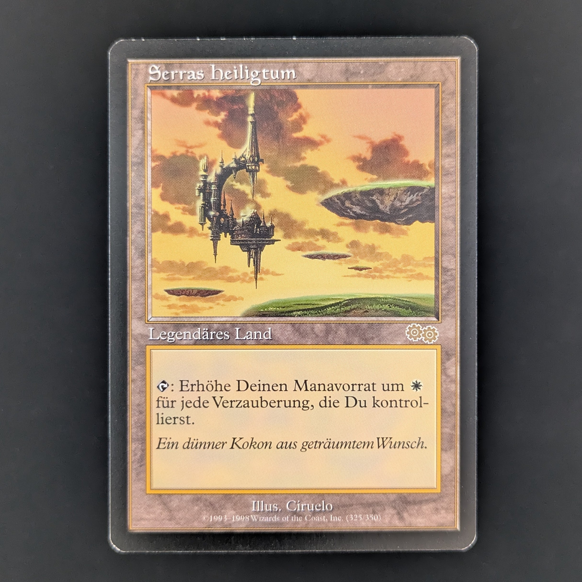 MTG Singles - Serra's Sanctum - Urza's Saga - German - EX - 35509