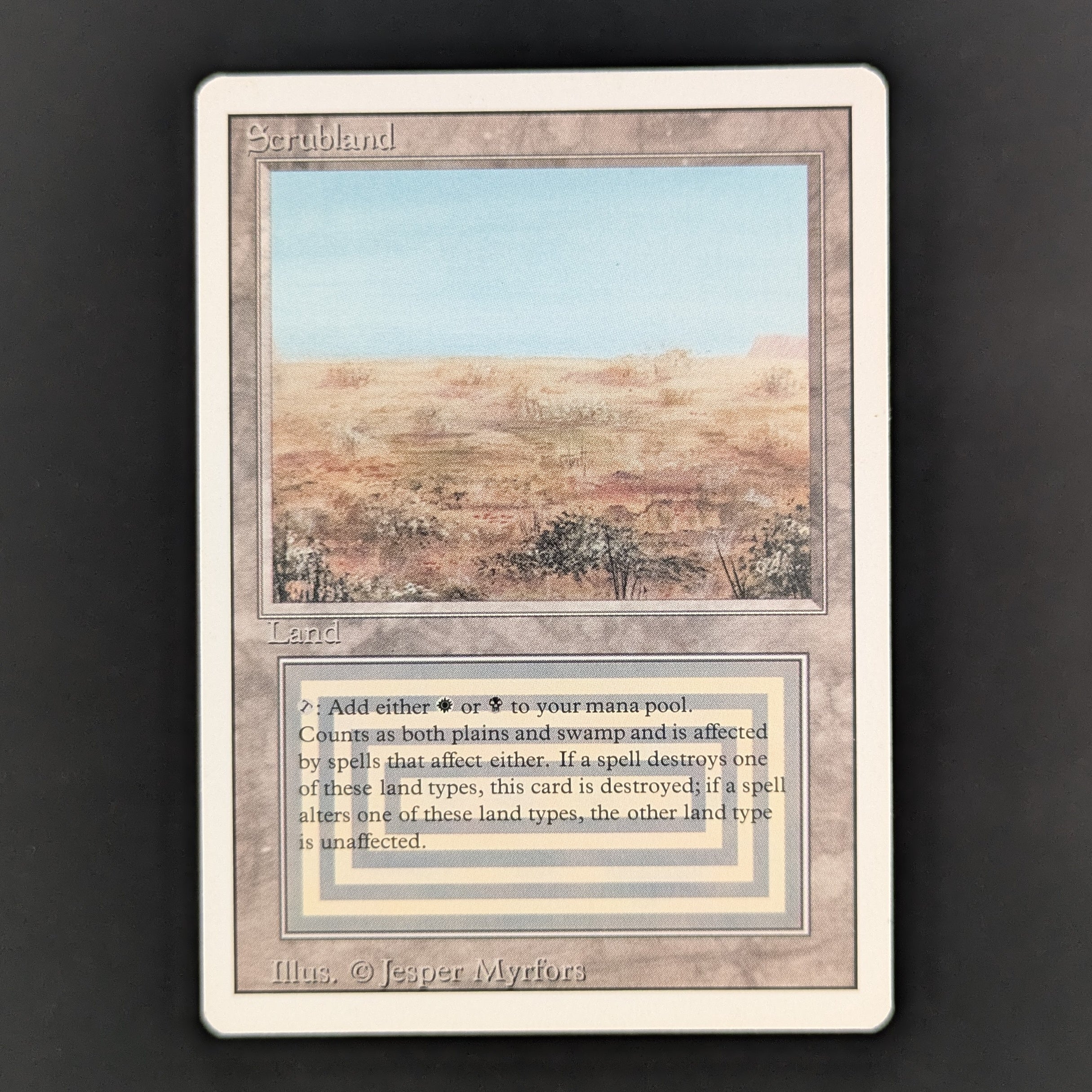 MTG Singles - Scrubland - Revised - GD - 35547