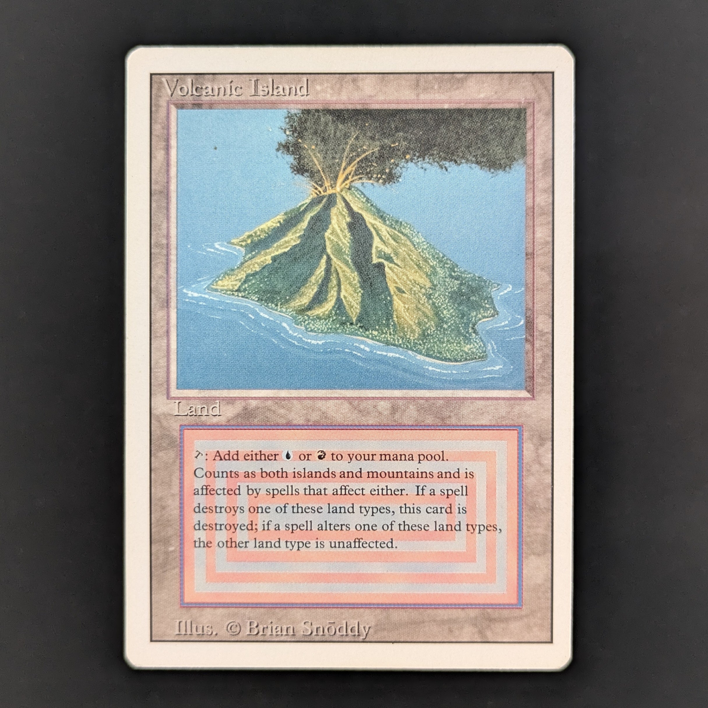 MTG Singles - Volcanic Island - Revised - LP - BENT - 35569