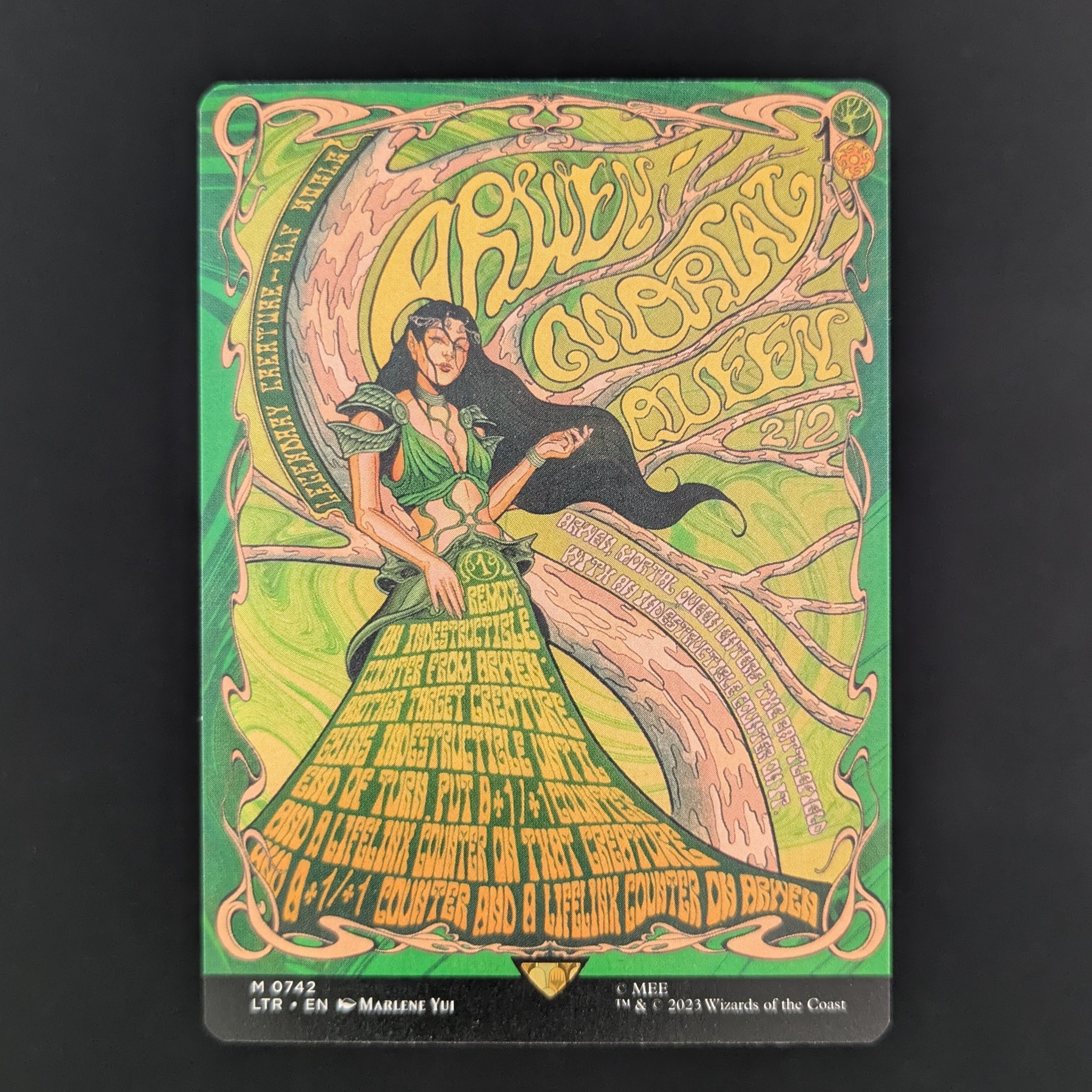 Arwen, Mortal Queen (Borderless Poster) - The Lord of the Rings: Tales of Middle-earth Holiday Release - English - NM