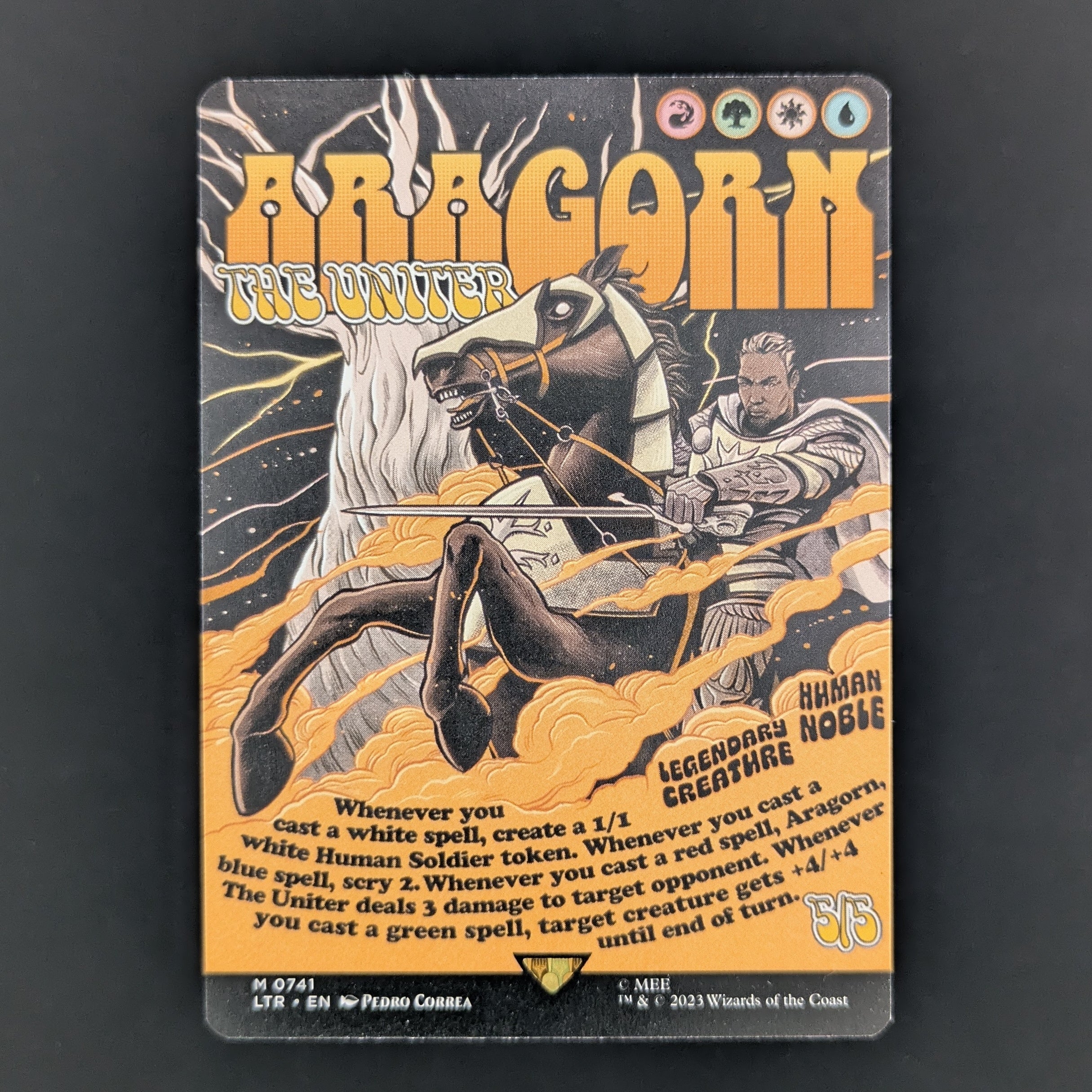 Aragorn, the Uniter (Borderless Poster) - The Lord of the Rings: Tales of Middle-earth Holiday Release - English - NM