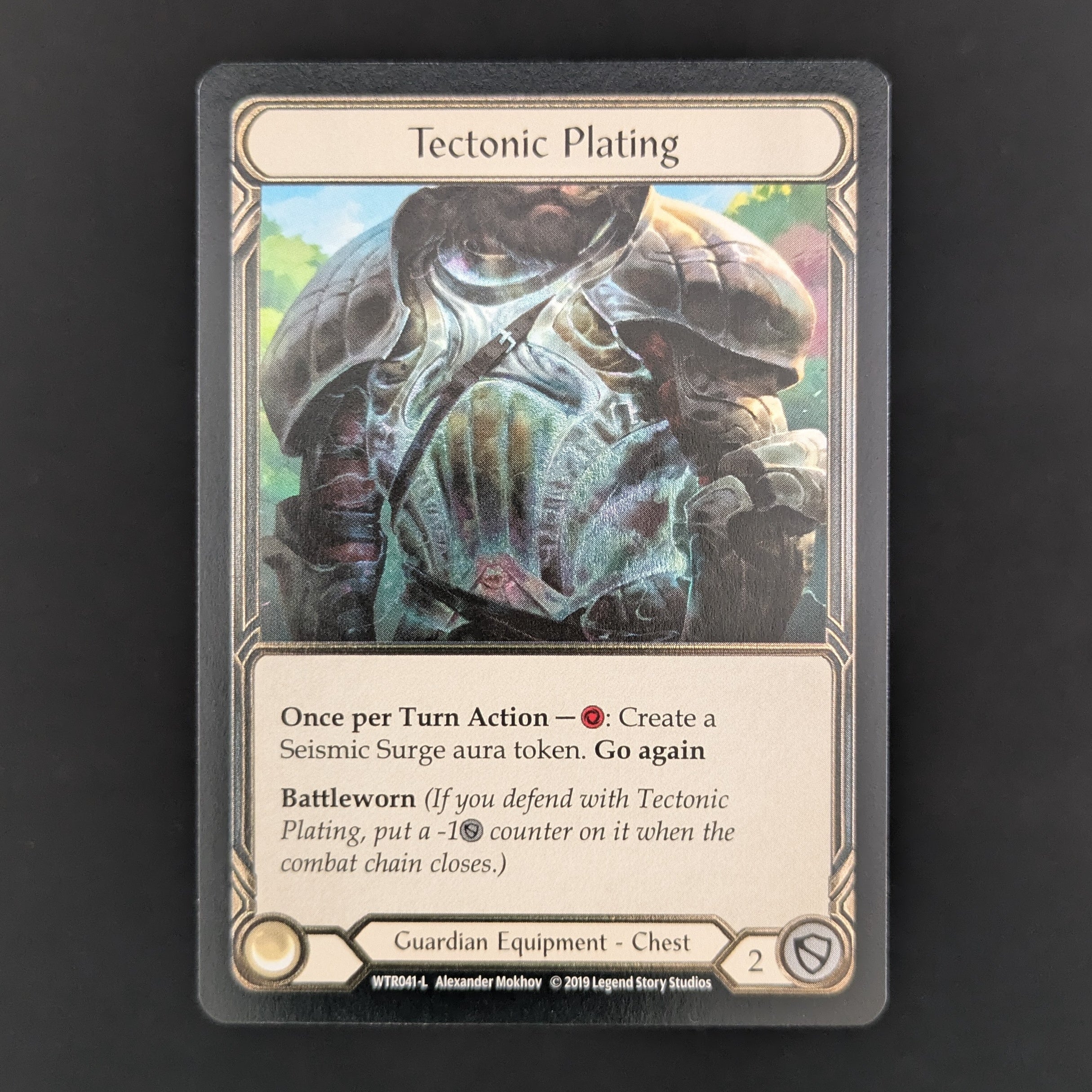 Tectonic Plating (Cold Foil) - Welcome to Rathe - Alpha - English - NM