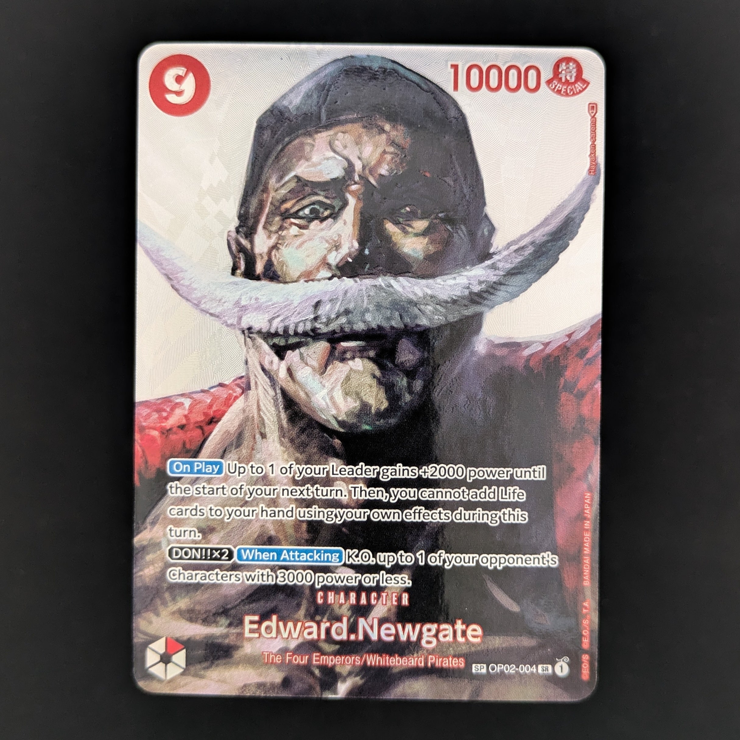 Edward.Newgate (OP02-004) - Kingdoms of Intrigue - English - NM