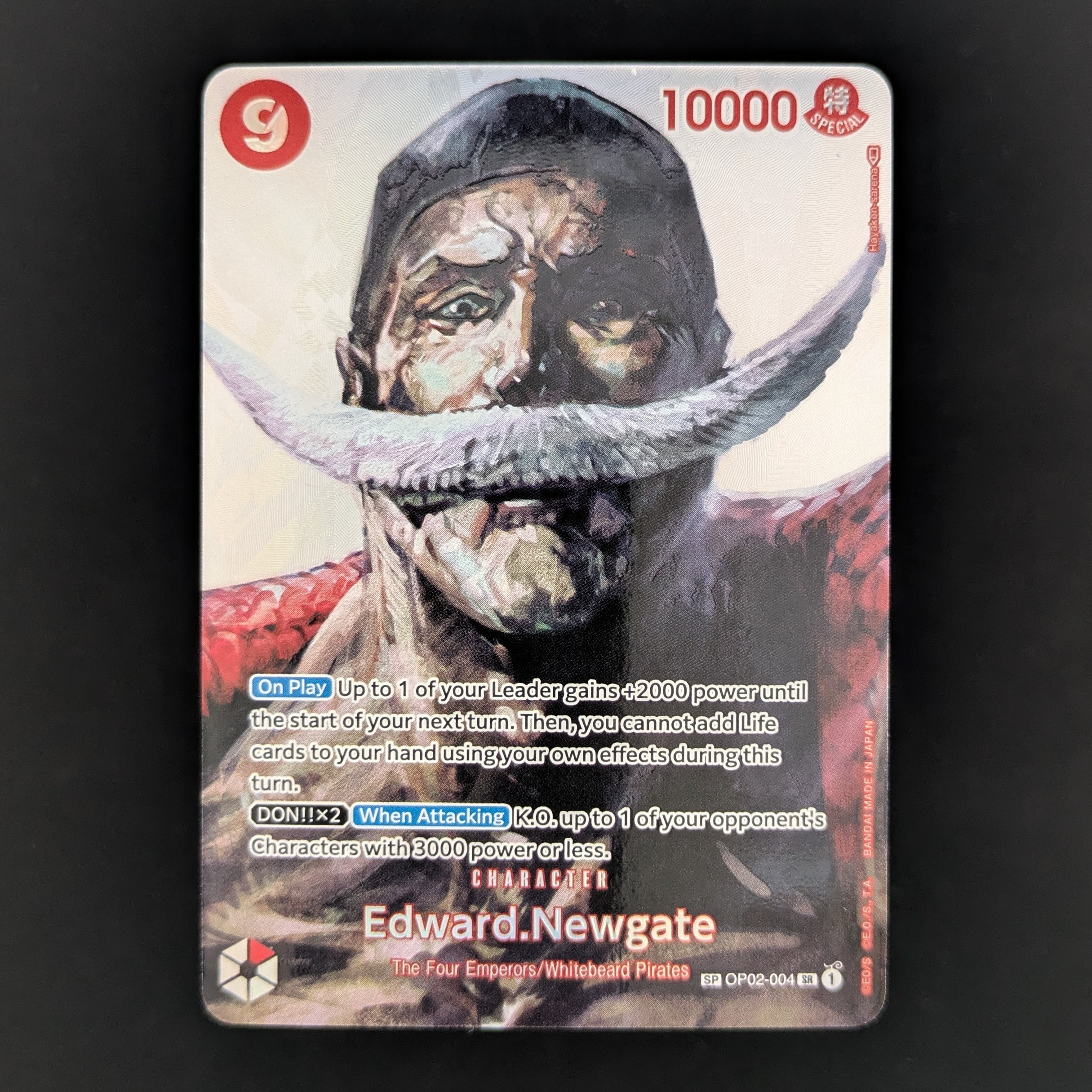 Edward.Newgate (OP02-004) - Kingdoms of Intrigue - English - NM