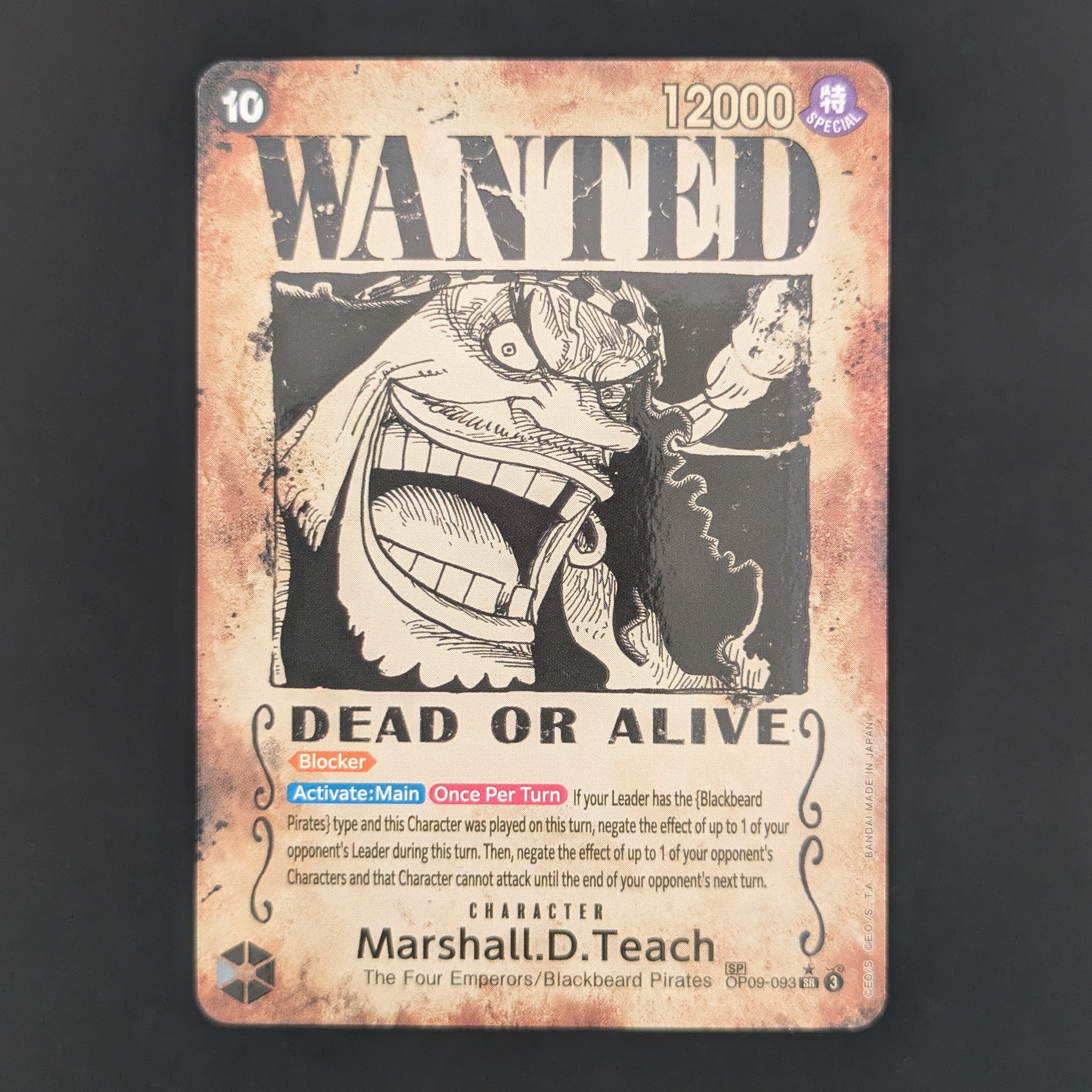 Marshall.D.Teach (OP09-093) (V.3) - Emperors in the New World - English - NM