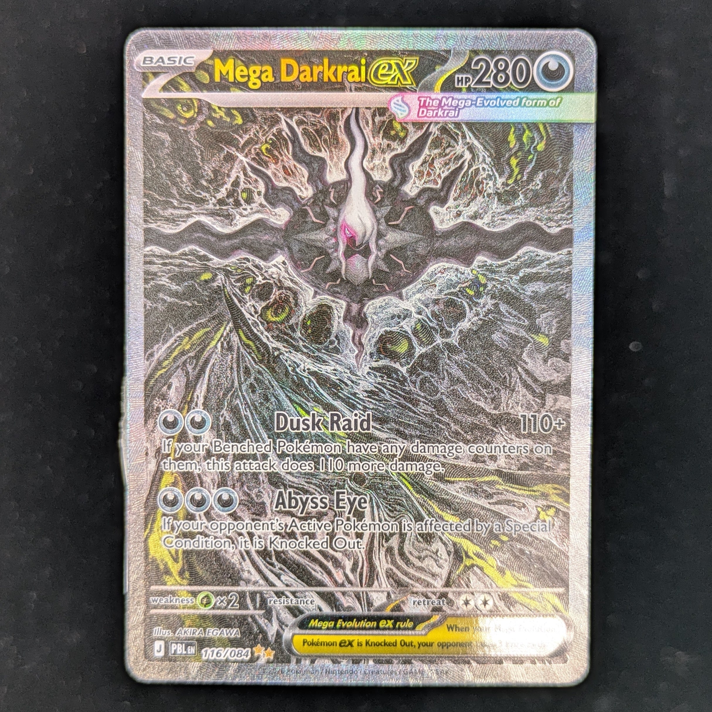 Mega Darkrai ex (PBL 116) - Pitch Black - English - NM