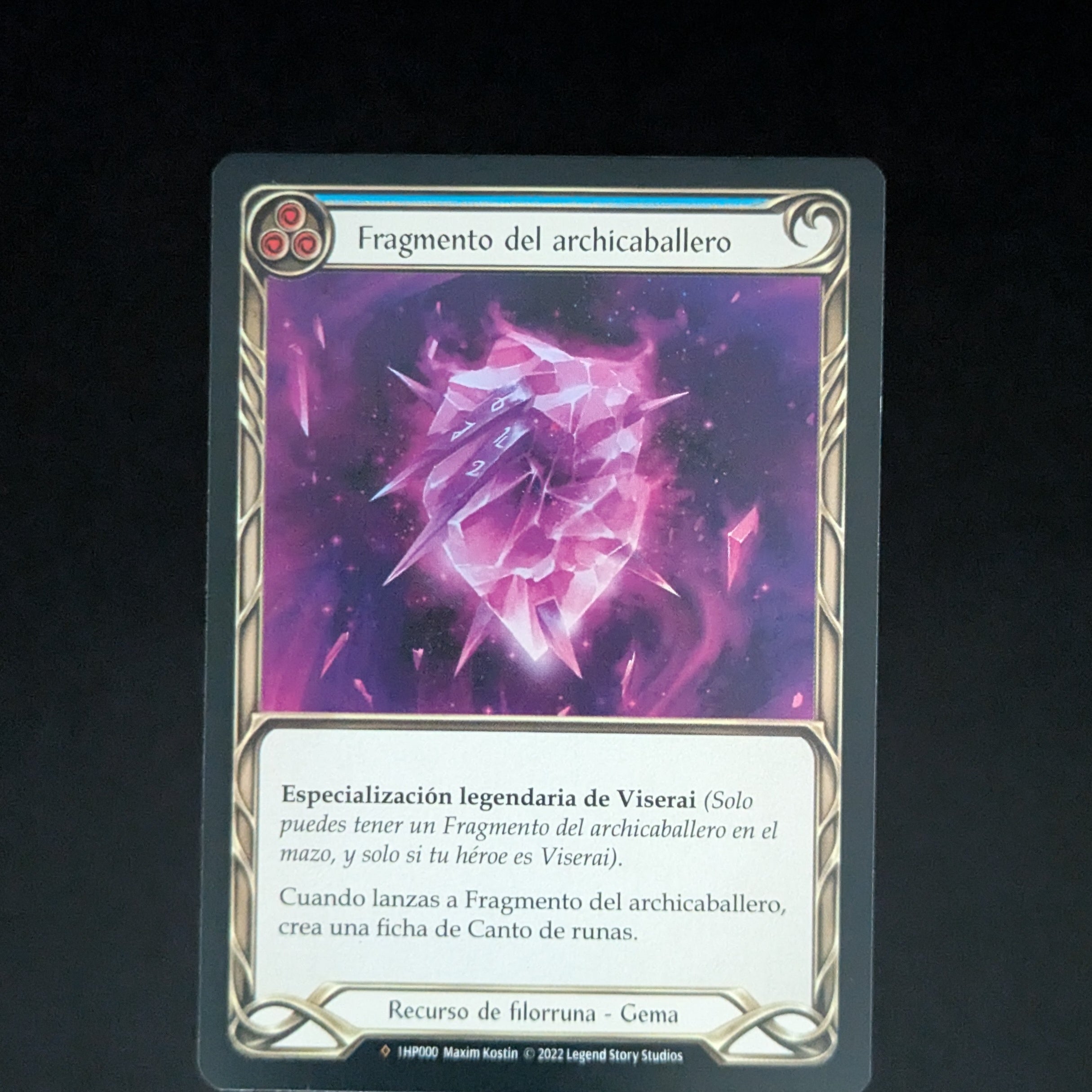 FAB Singles - Arknight Shard - History Pack 1 - Black Label - Spanish - EX -