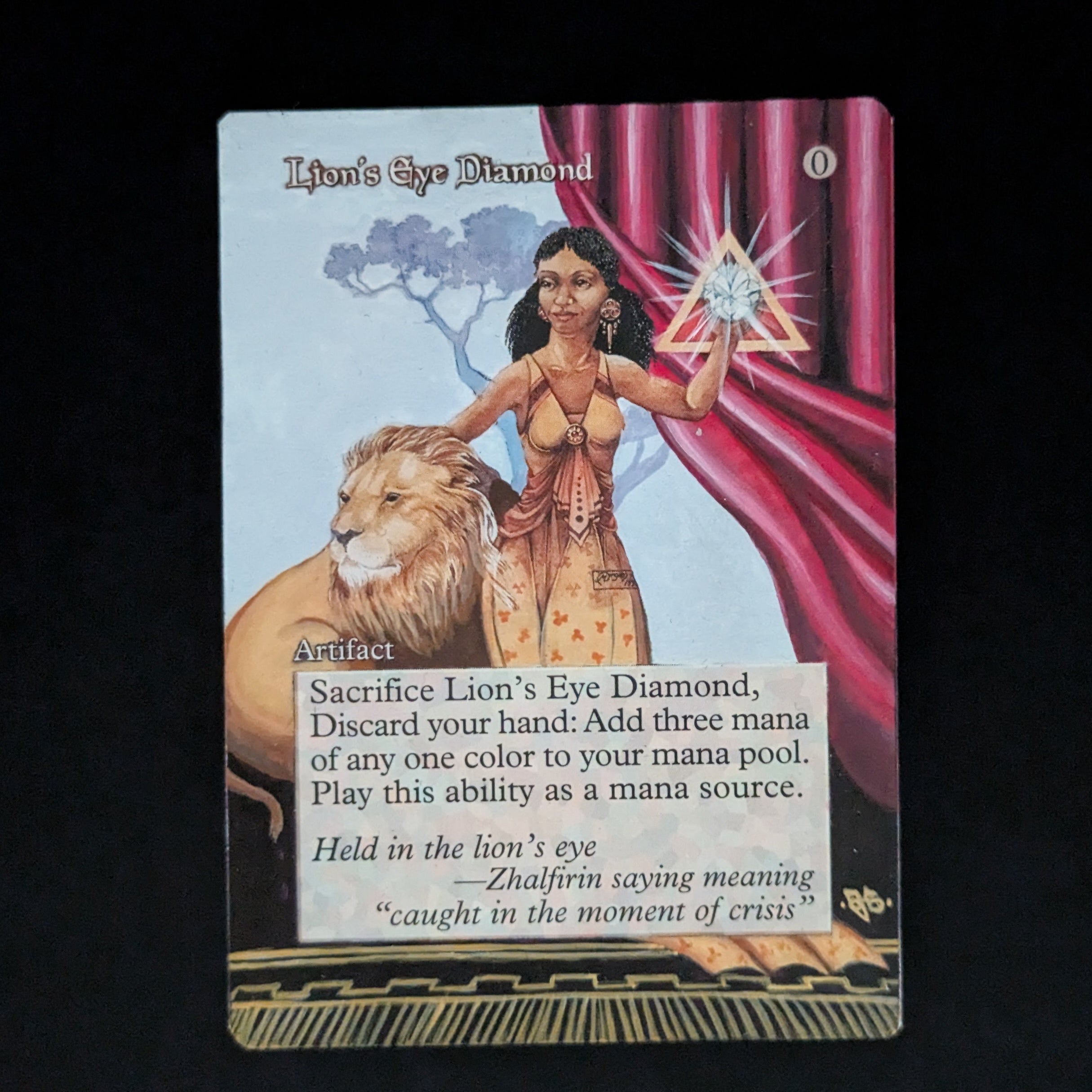 MTG Singles - Lion's Eye Diamond - Mirage - English - PL - ALTERED - 35775