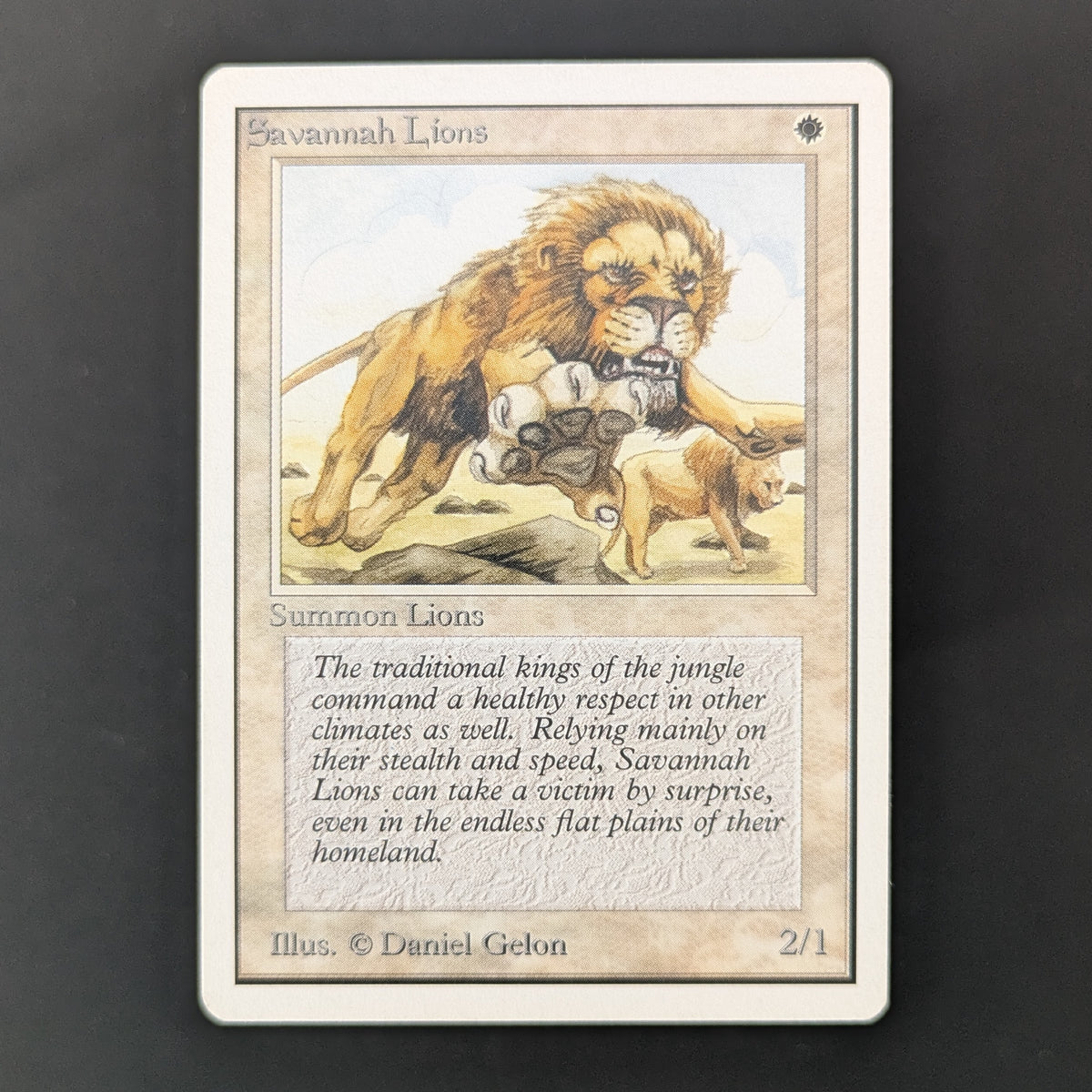 MTG Singles - Savannah Lions - Unlimited - LP - 35912