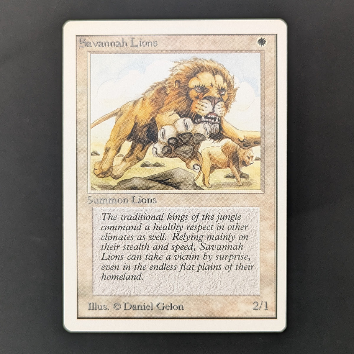 MTG Singles - Savannah Lions - Unlimited - PL - ROLLER LINES - 35914