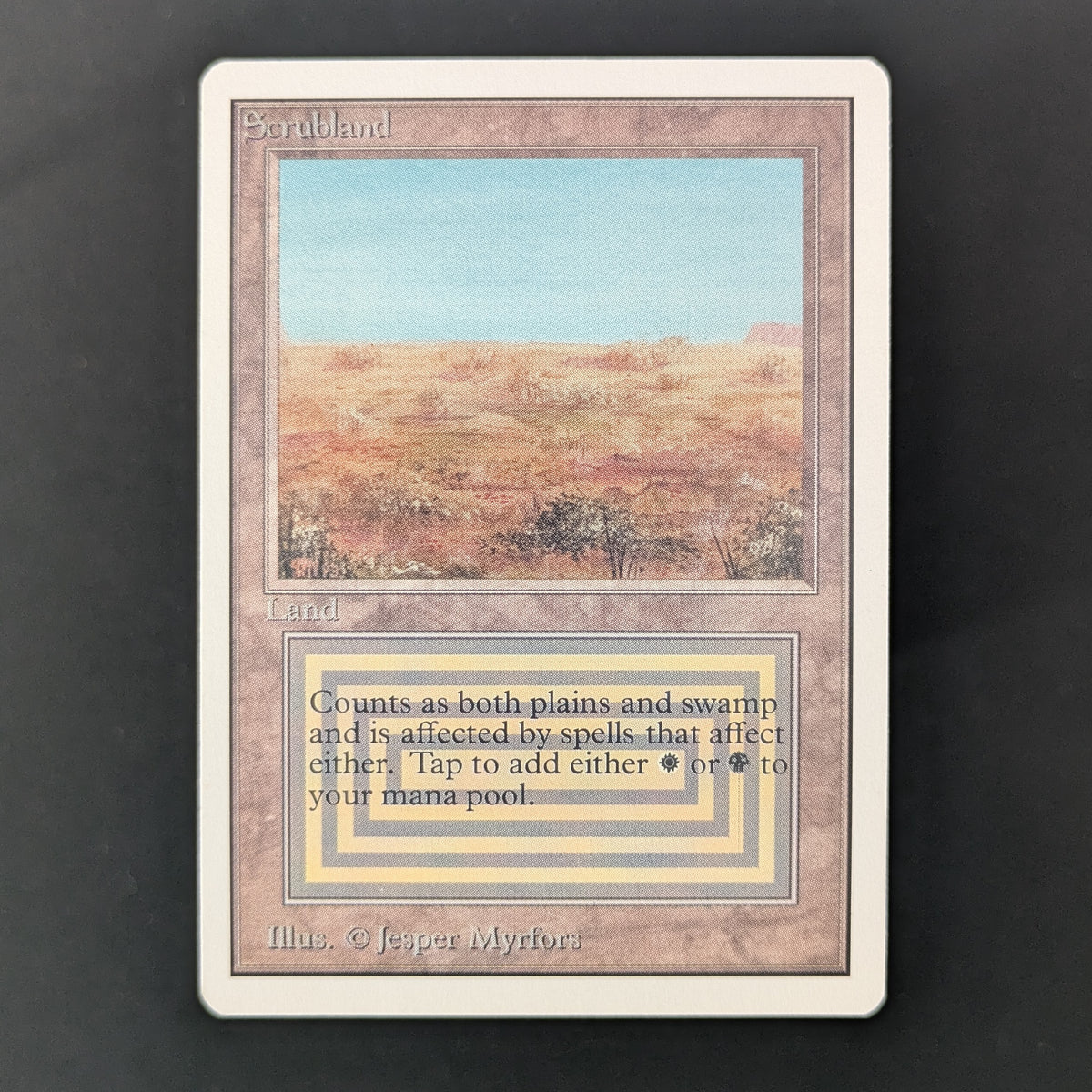 MTG Singles - Scrubland - Unlimited - GD - 35955