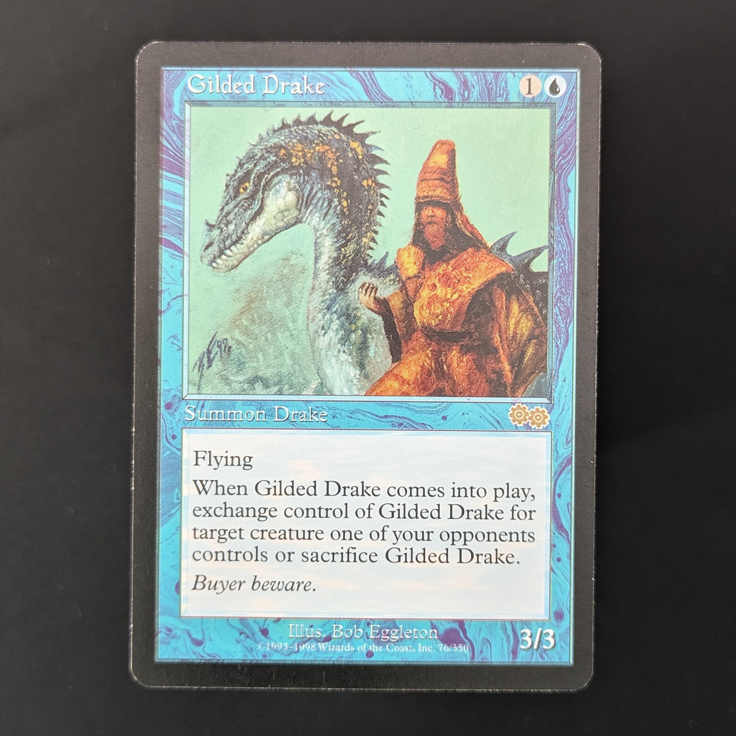 MTG Singles - Gilded Drake - Urza's Saga - English - EX - 36035