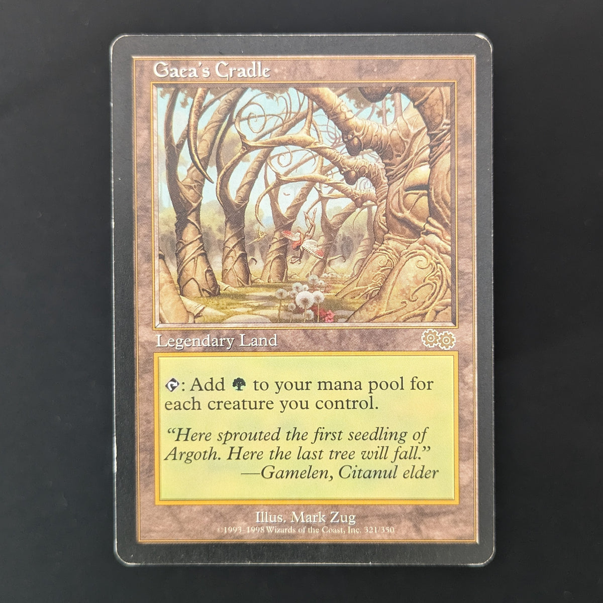 MTG Singles - Gaea's Cradle - Urza's Saga - English - LP - 36076