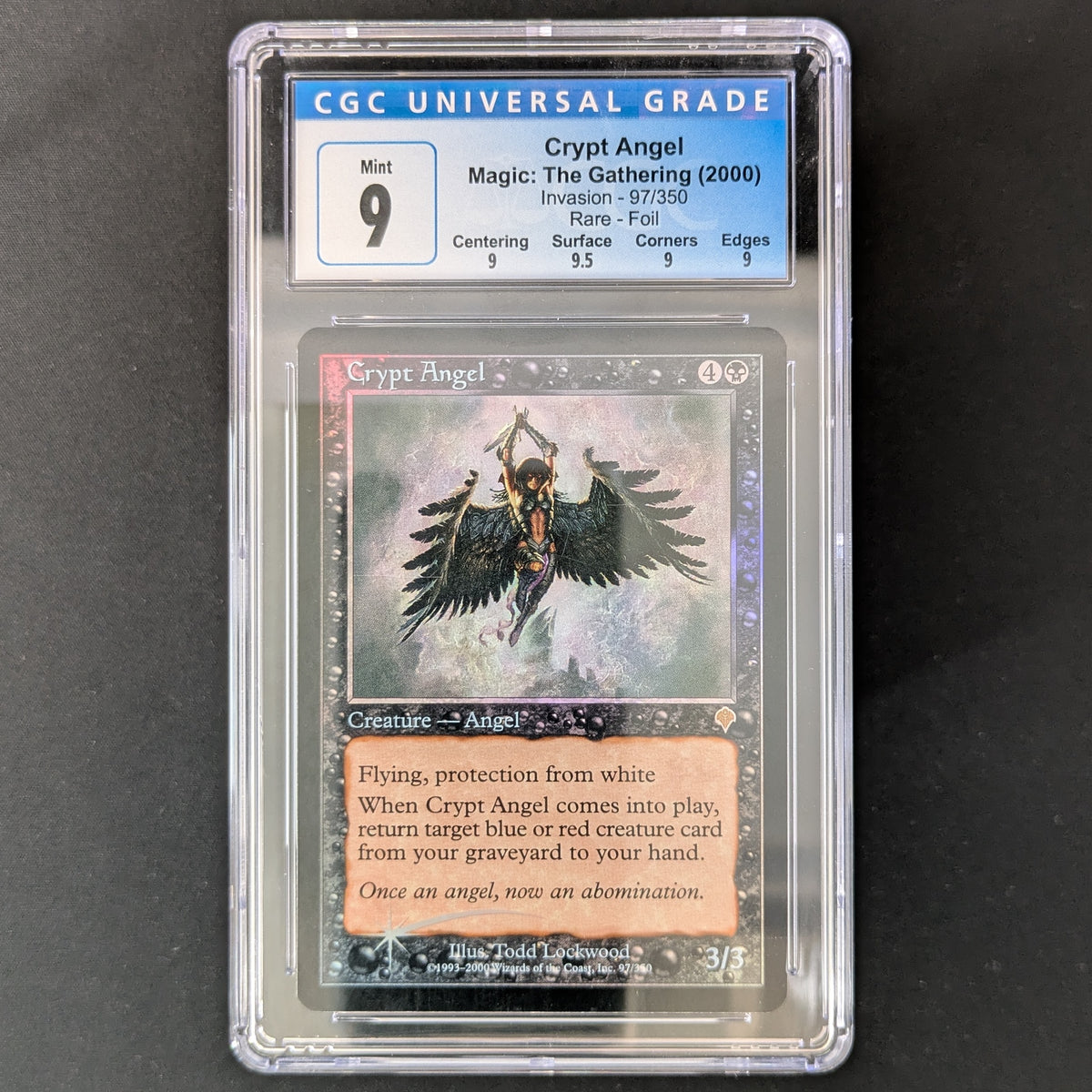 MTG Singles - Crypt Angel - Invasion - English - CGC 9 -