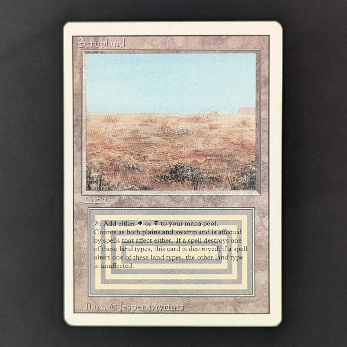 MTG Singles - Scrubland - Revised - PL - 36237