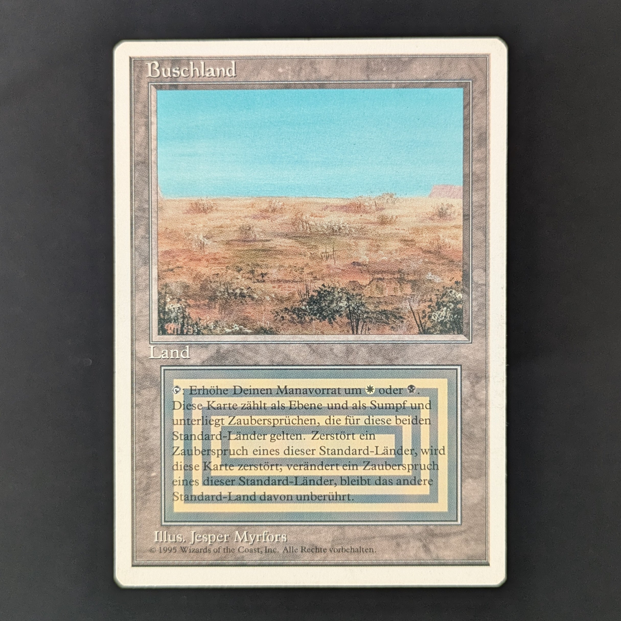 Scrubland - Foreign White Bordered