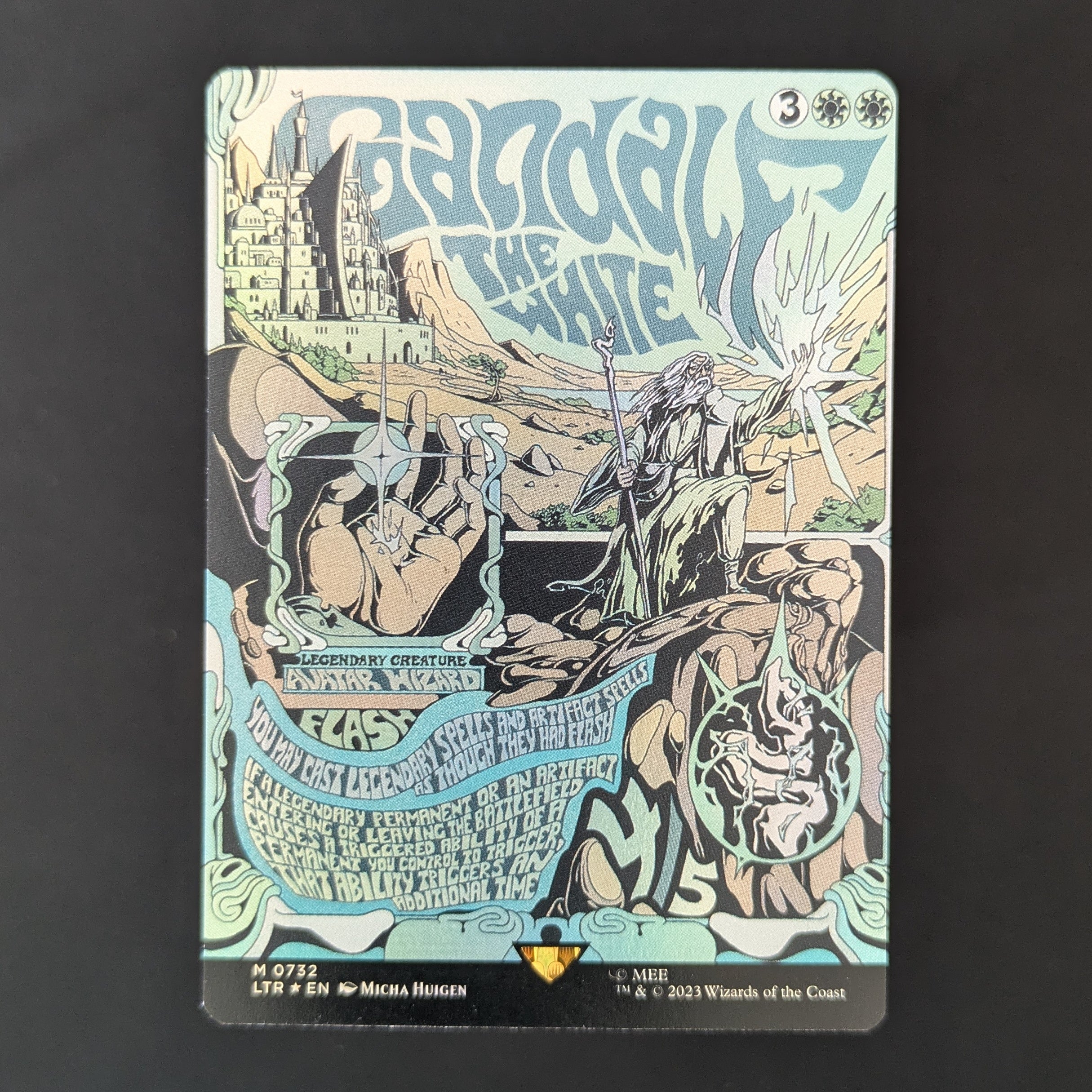 FOIL] Gandalf the White (Borderless Poster) - The Lord of the Rings: