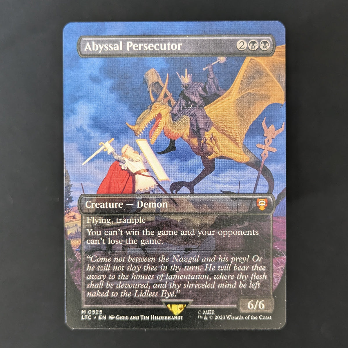 Abyssal Persecutor (Borderless) - The Lord of the Rings: Tales of Middle-earth Holiday Release - English - NM