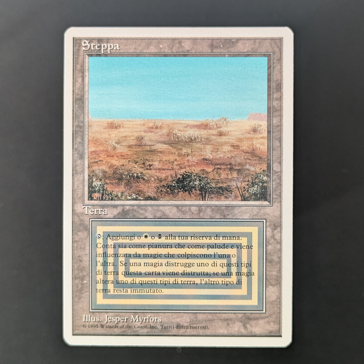 MTG Singles - Scrubland - Foreign White Bordered - Italian - NM - 36510