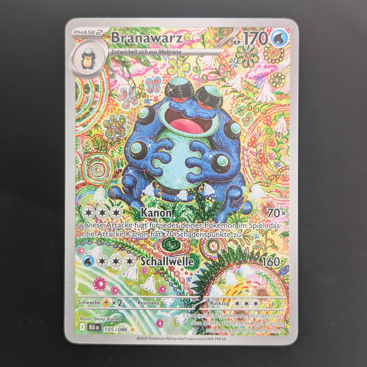Seismitoad (BLK 105) - Black Bolt - German - NM