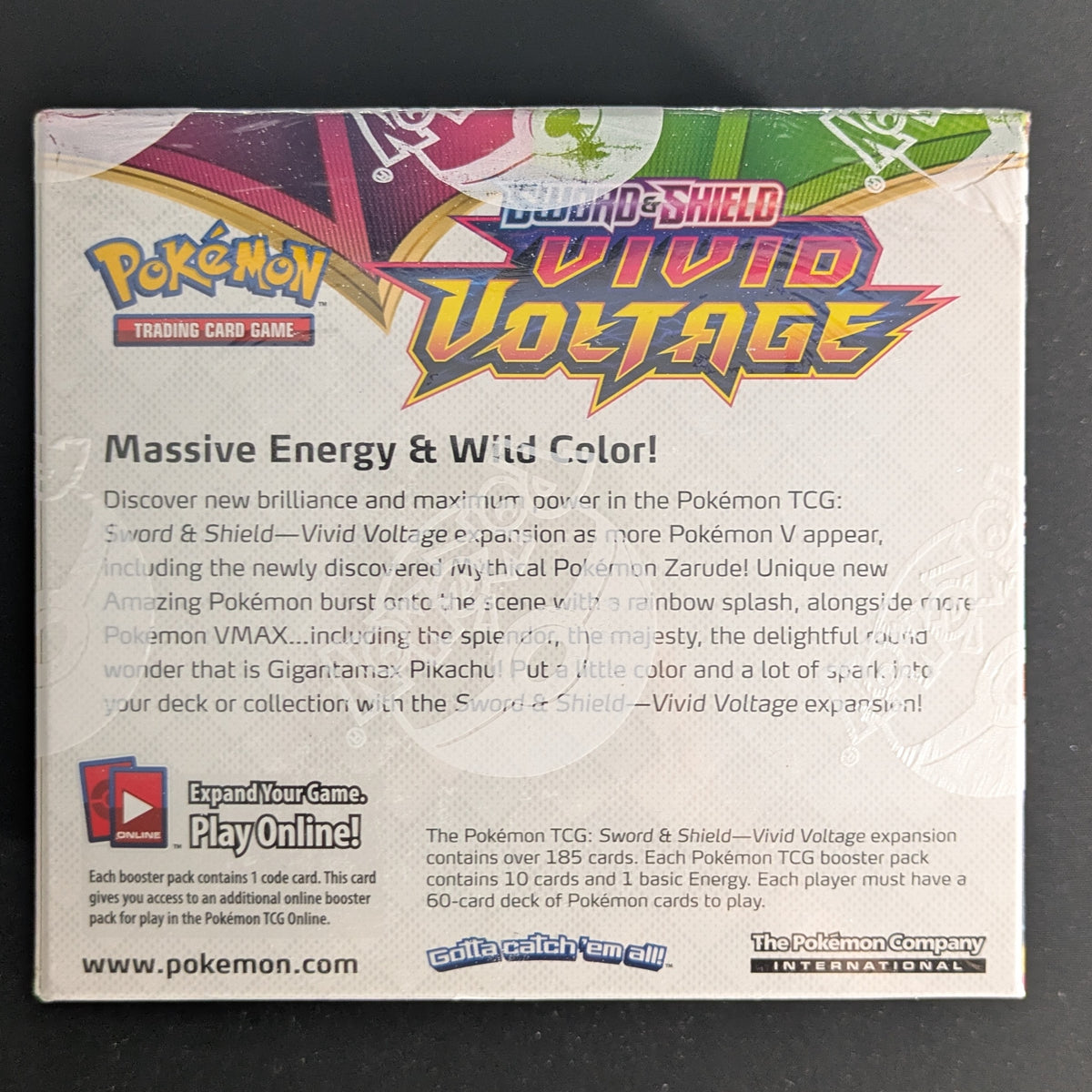 PTCG Sealed Product - Vivid Voltage Booster Box - Vivid Voltage - English - NM -