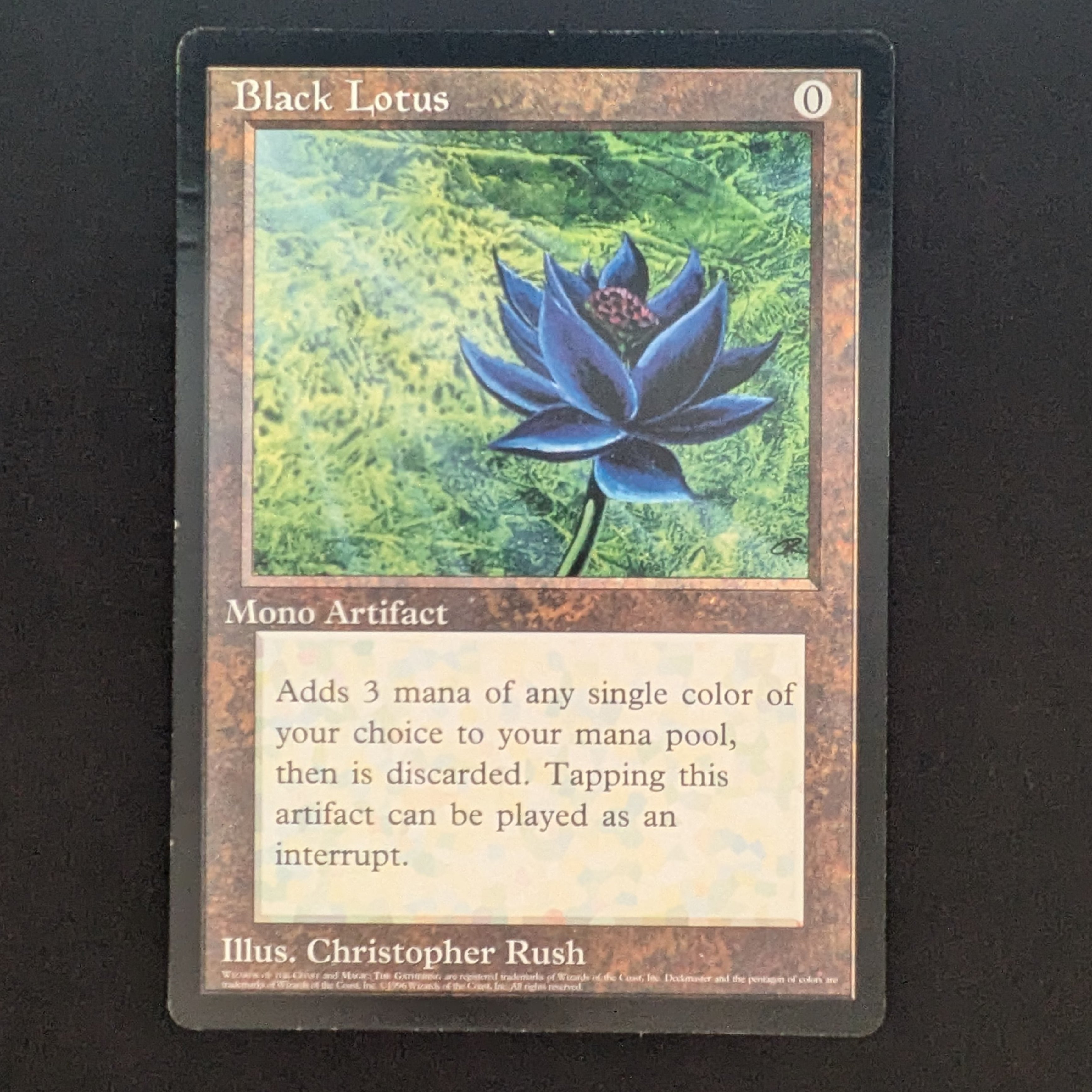 Black Lotus - Oversized 6x9 Promos - English - GD - BINDER DING
