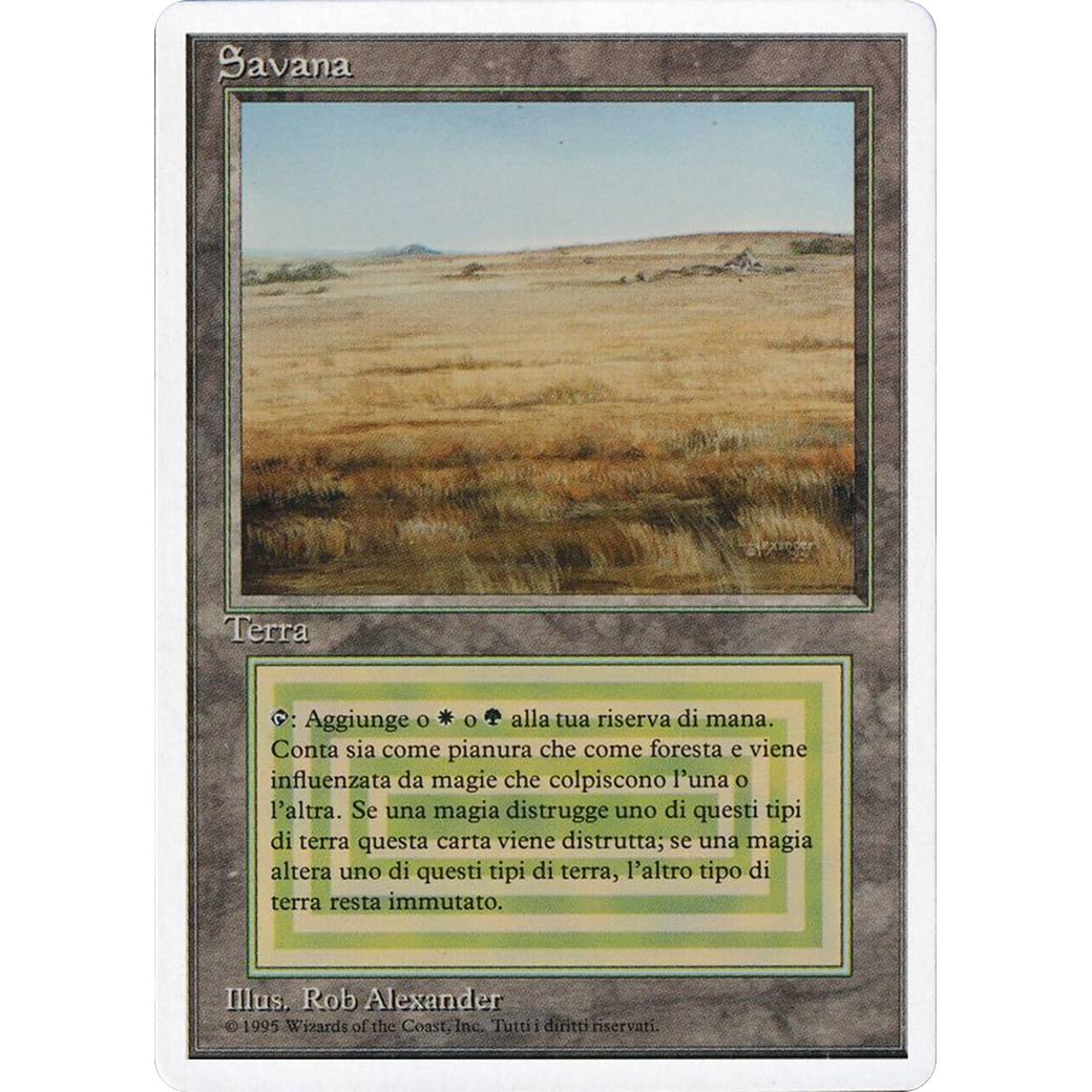 MTG Singles - Savannah - Foreign White Bordered -