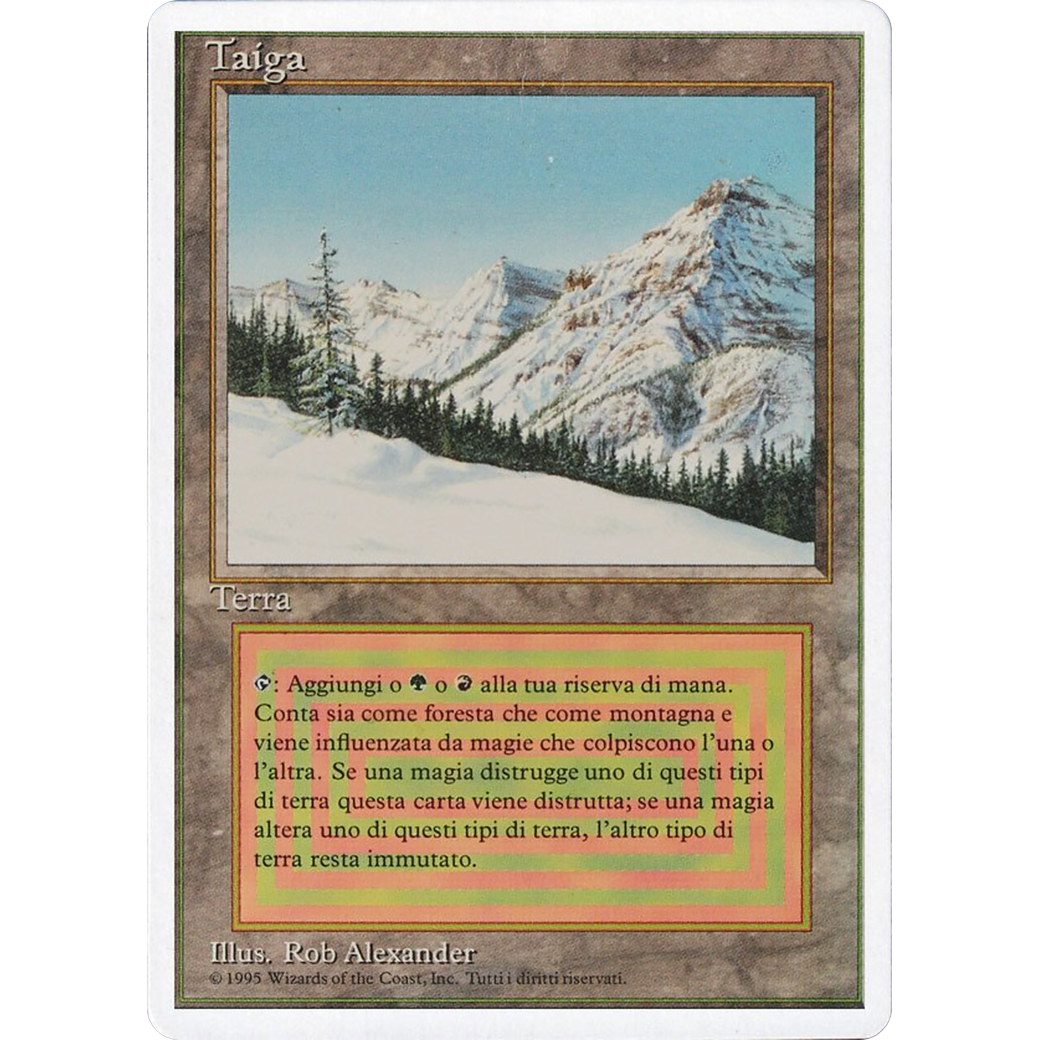 how to white border mtg cards Taiga