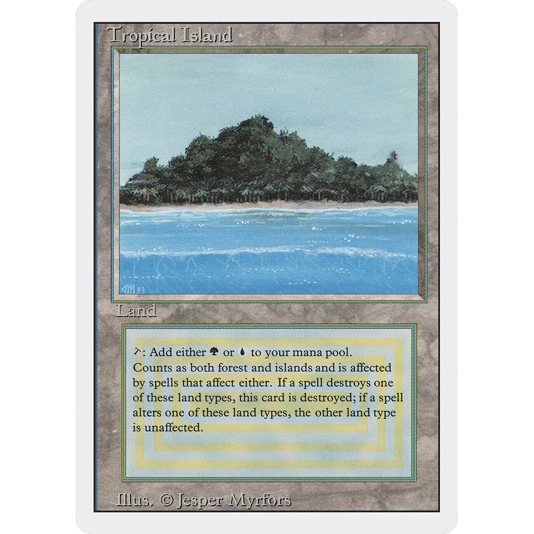 MTG Tropical  英語 Tropical Island - Revised