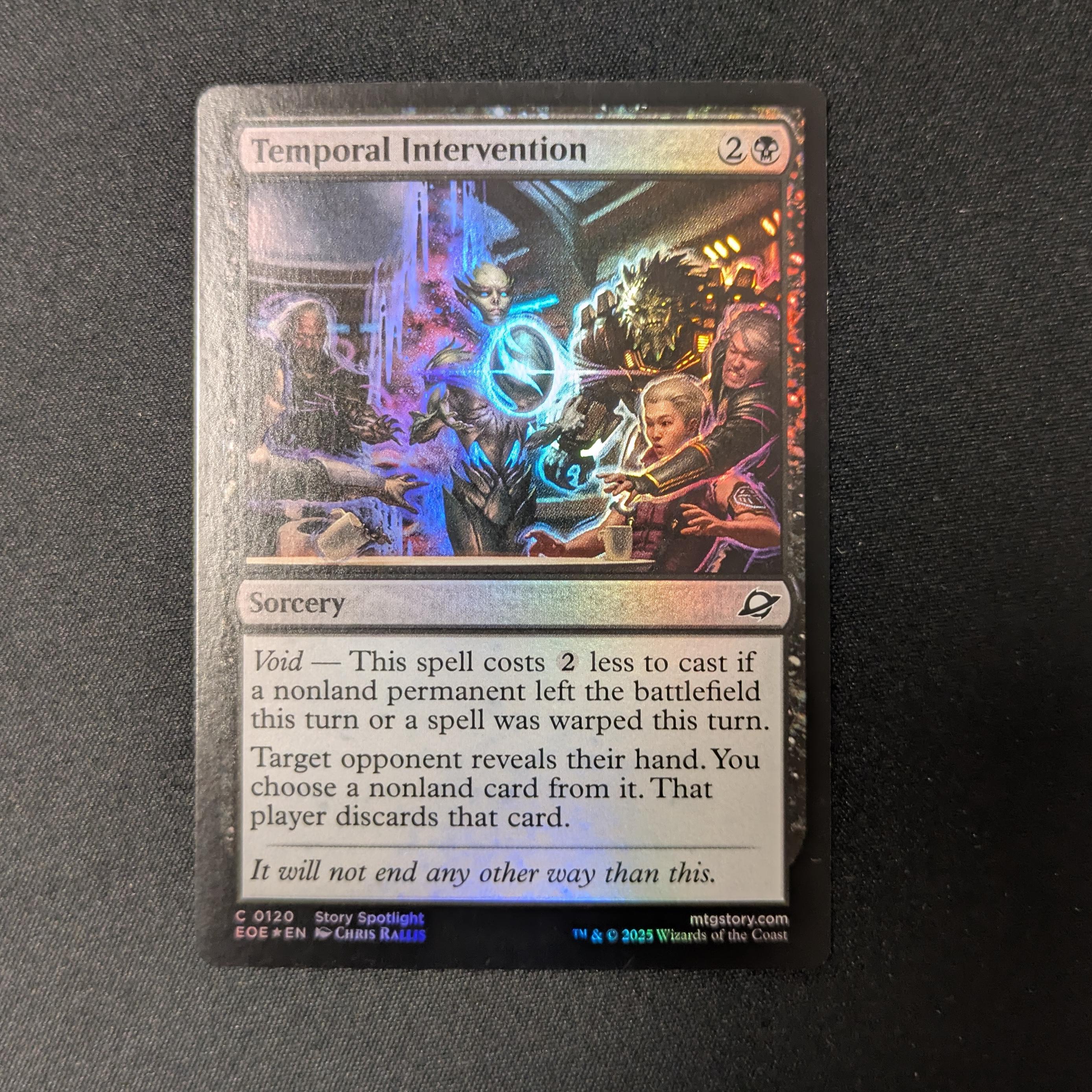 MTG Singles - Temporal Intervention - Edge of Eternities - Foil