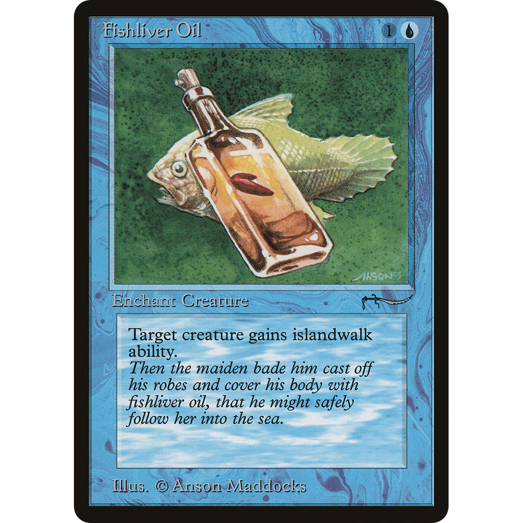 MTG Singles - Fishliver Oil (Light) - Arabian Nights - Regular