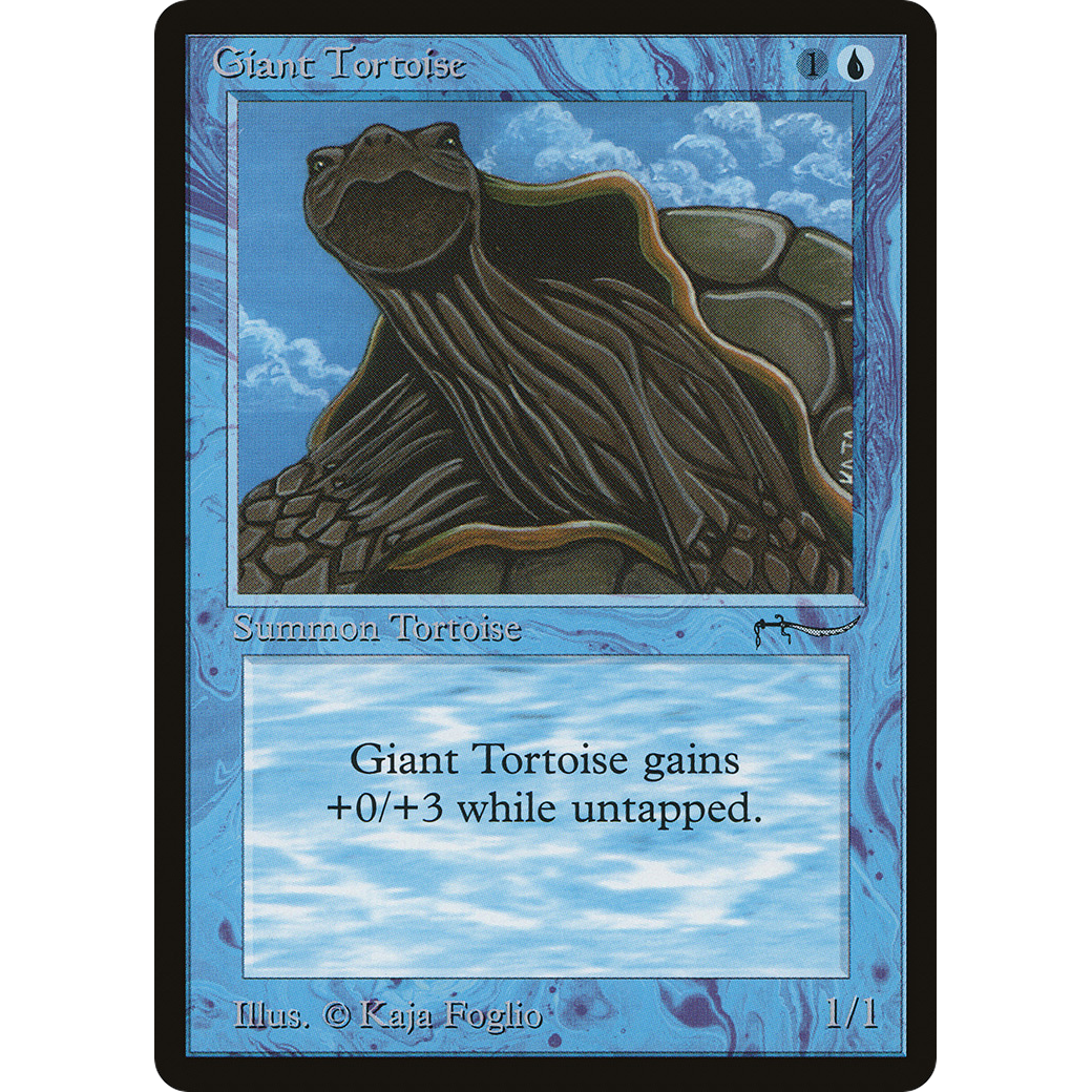 MTG Singles - Giant Tortoise (Light) - Arabian Nights - Regular