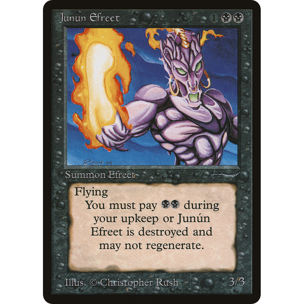 MTG Singles - Junún Efreet - Arabian Nights - Regular