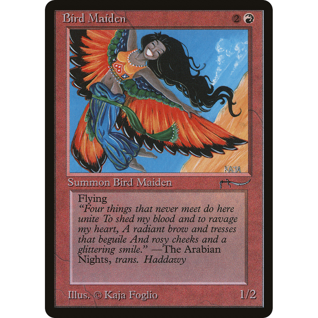 MTG Singles - Bird Maiden (Dark) - Arabian Nights - Regular