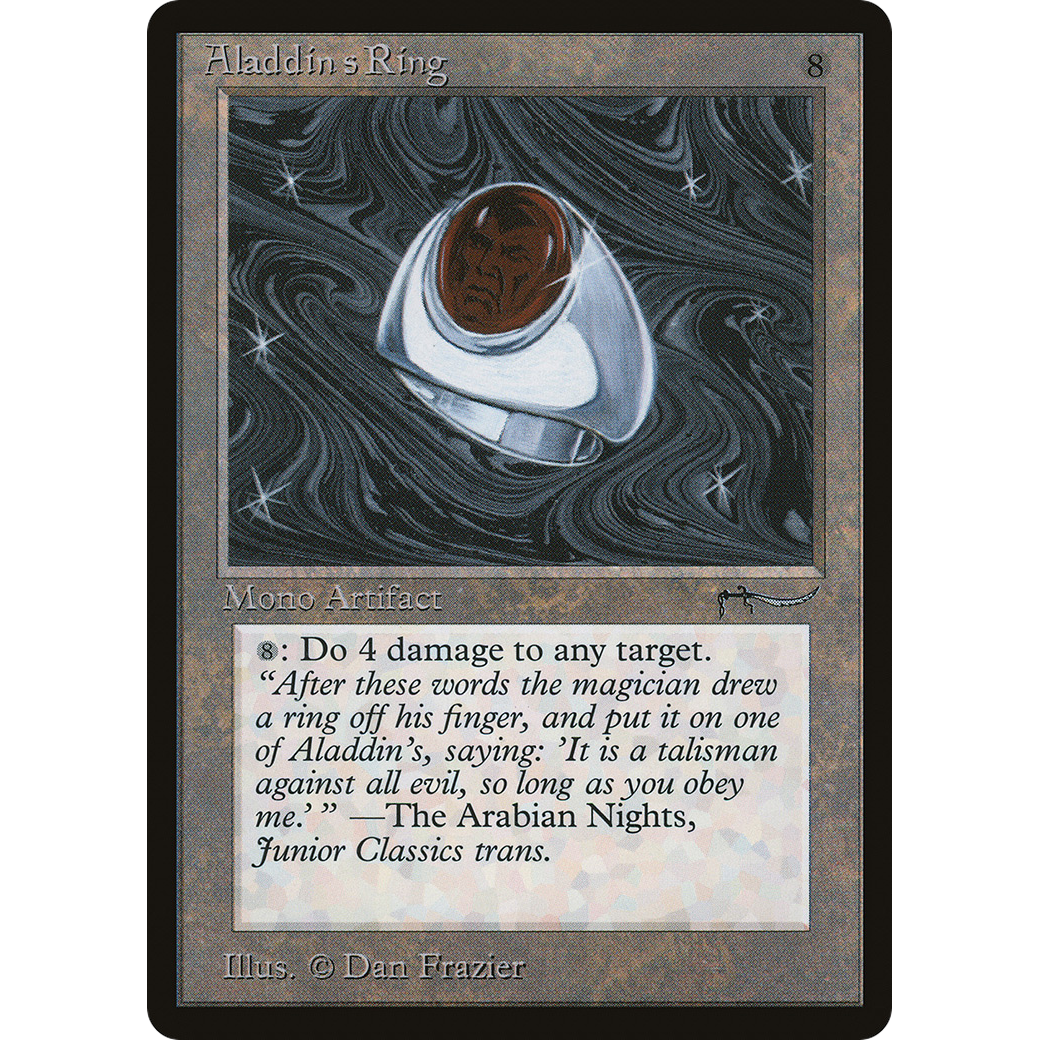 MTG Singles - Aladdin's Ring - Arabian Nights - Regular