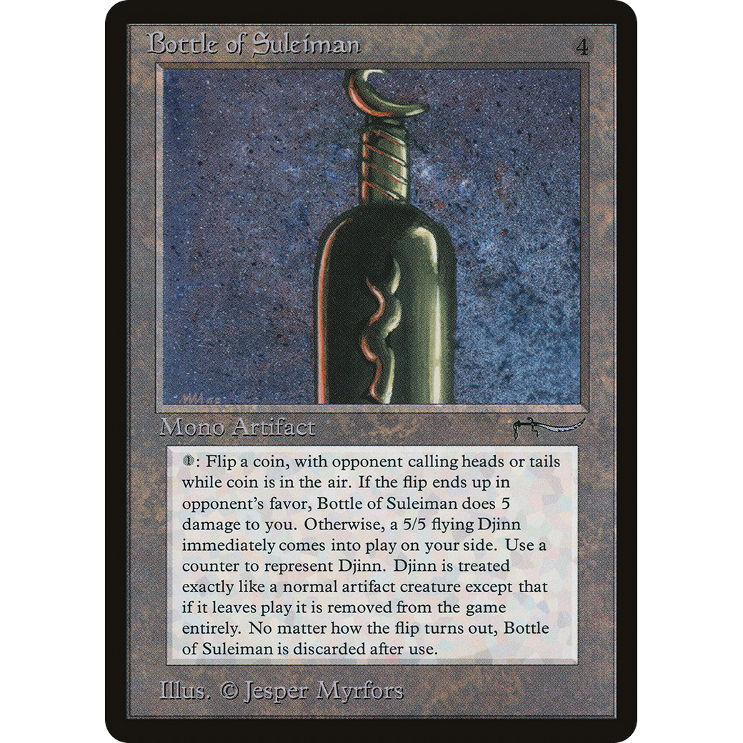 MTG Singles - Bottle of Suleiman - Arabian Nights - Regular