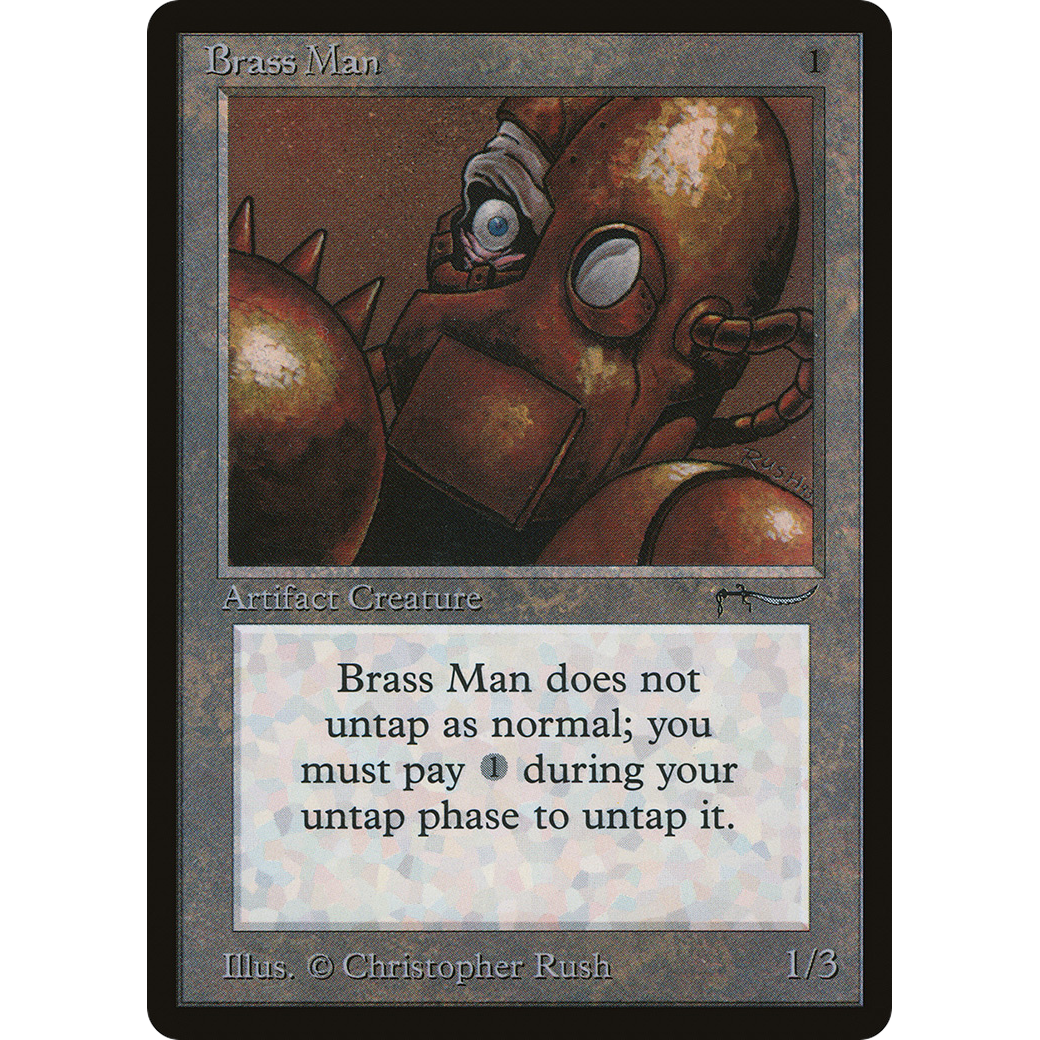 MTG Singles - Brass Man - Arabian Nights - Regular