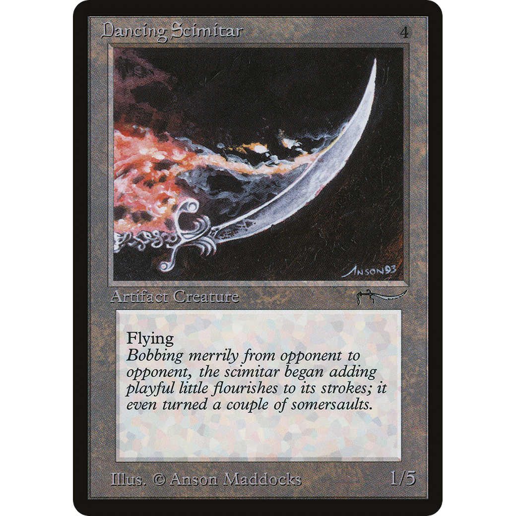 MTG Singles - Dancing Scimitar - Arabian Nights - Regular