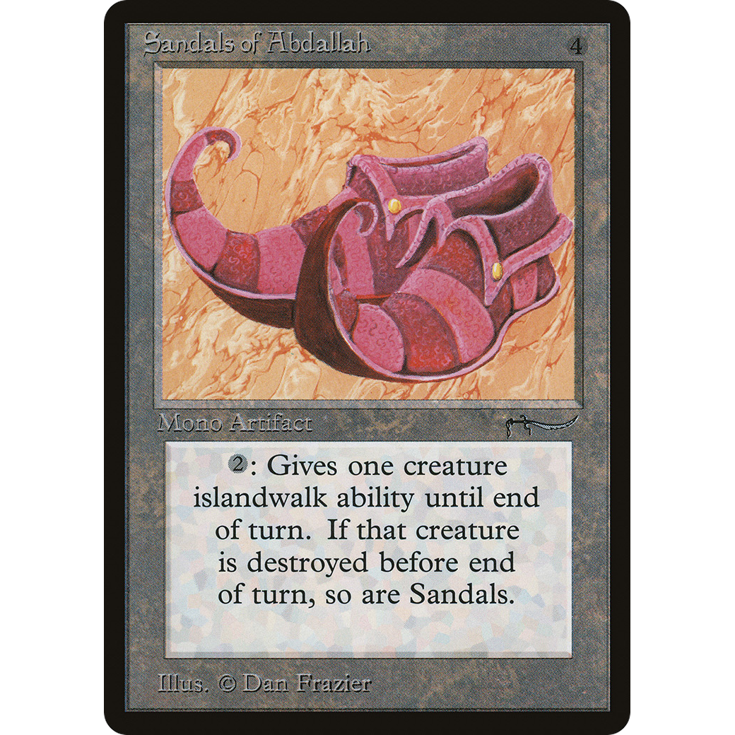 MTG Singles - Sandals of Abdallah - Arabian Nights - Regular