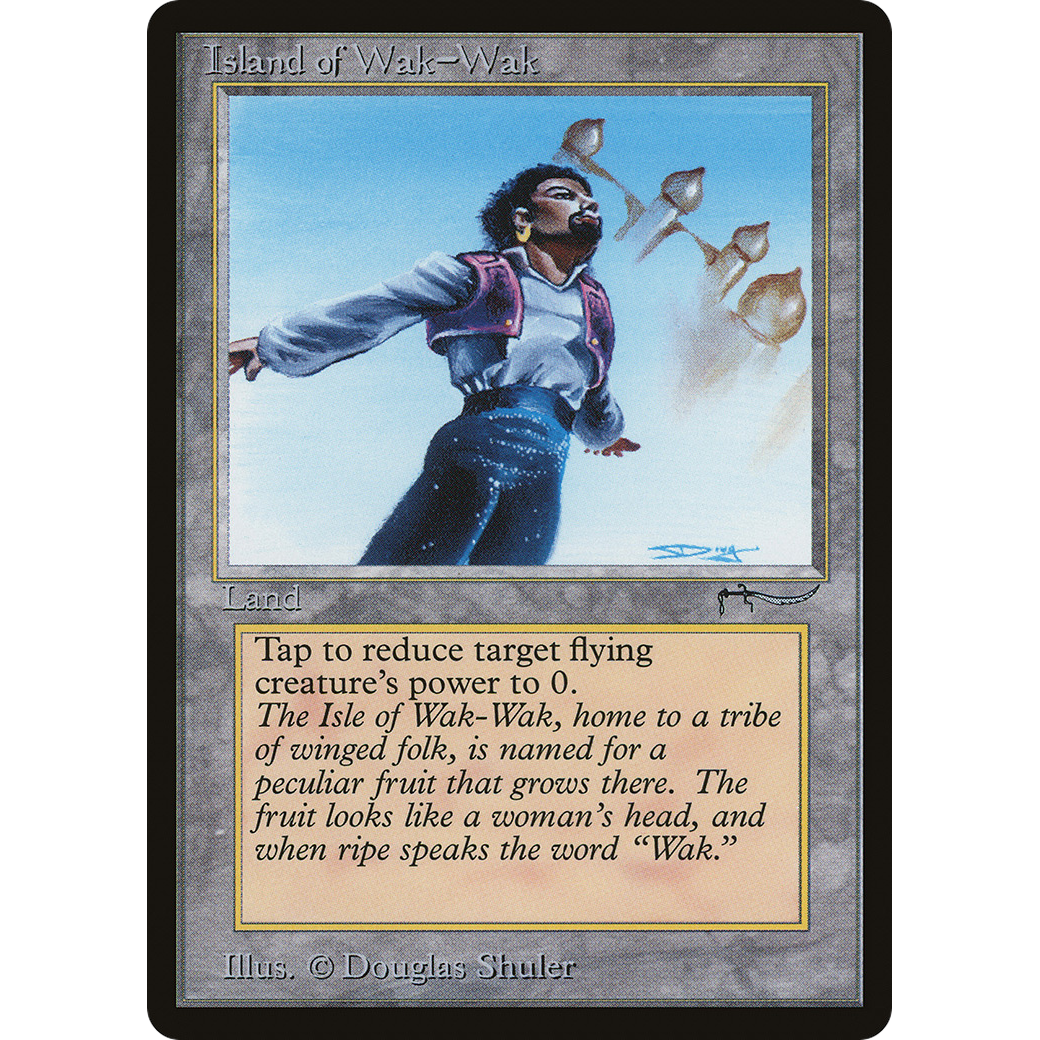 wakka mtg card Island of Wak-Wak