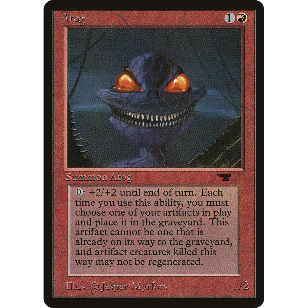atog cards mtg 1 Atogatog 1 Amoeboid Magic: The Gathering' bans Thickness:2mm CLB Sealed