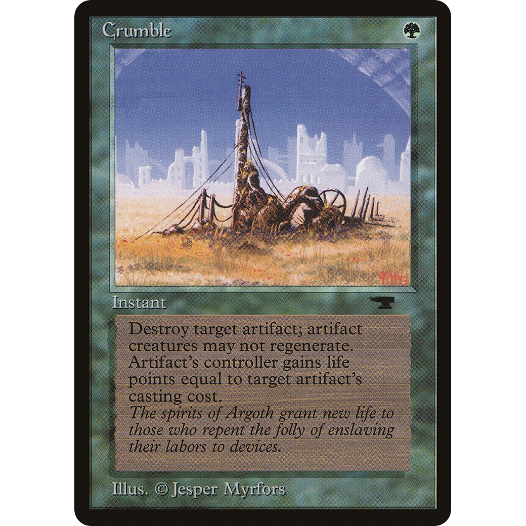 MTG Singles - Crumble - Antiquities - Regular