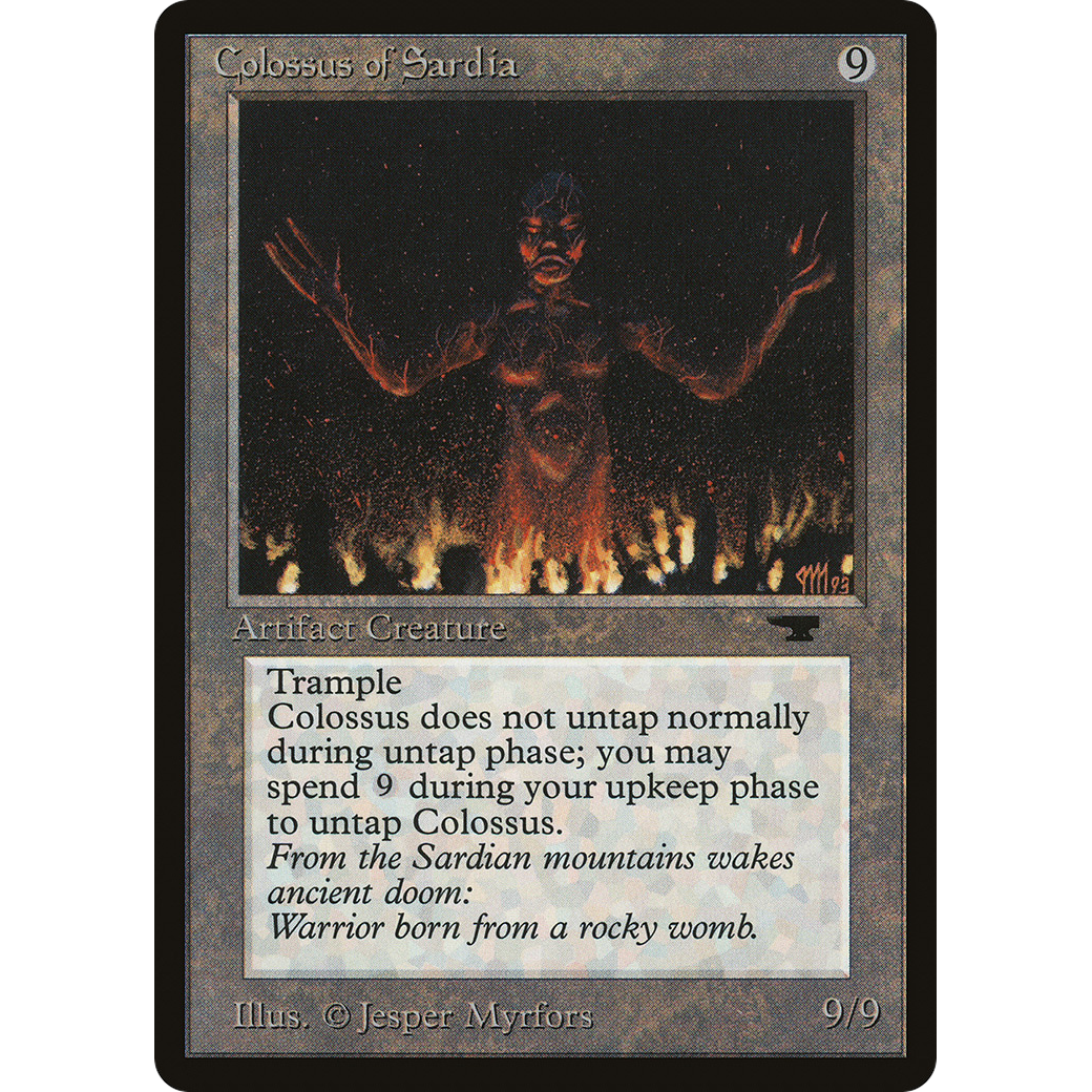 MTG Singles - Colossus of Sardia - Antiquities - Regular