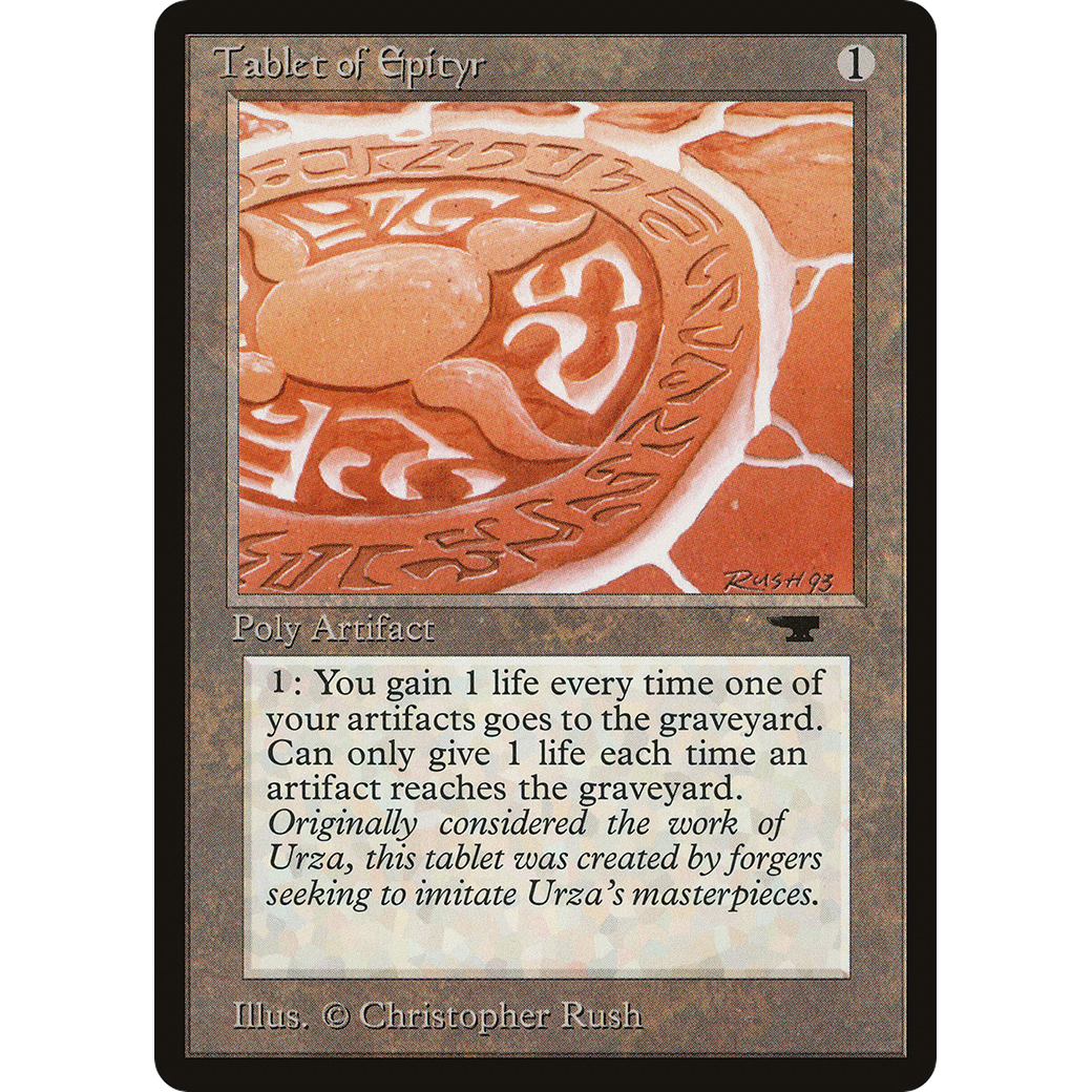 MTG Singles - Tablet of Epityr - Antiquities - Regular