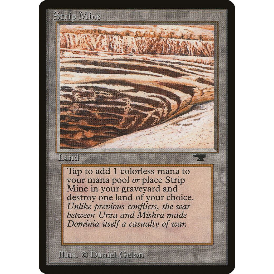 MTG Singles - Strip Mine (No Horizon) - Antiquities - NM