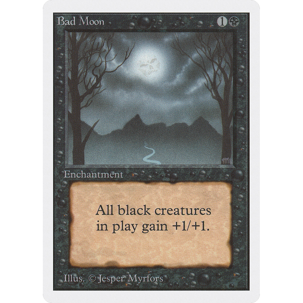 MTG Singles - Bad Moon - Unlimited - NM