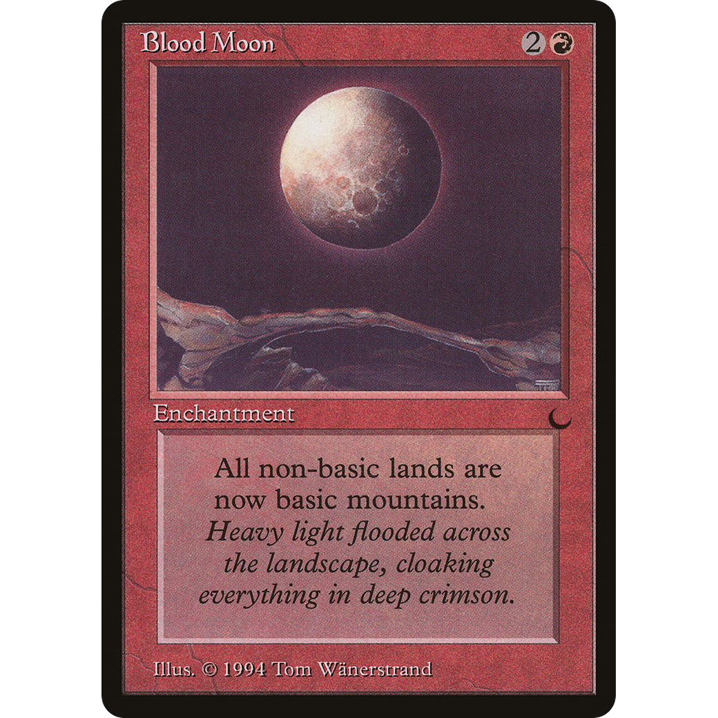 MTG Singles - Blood Moon - The Dark - NM