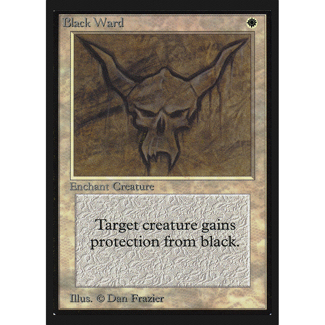 MTG Singles - Black Ward - Collectors' Edition - Regular