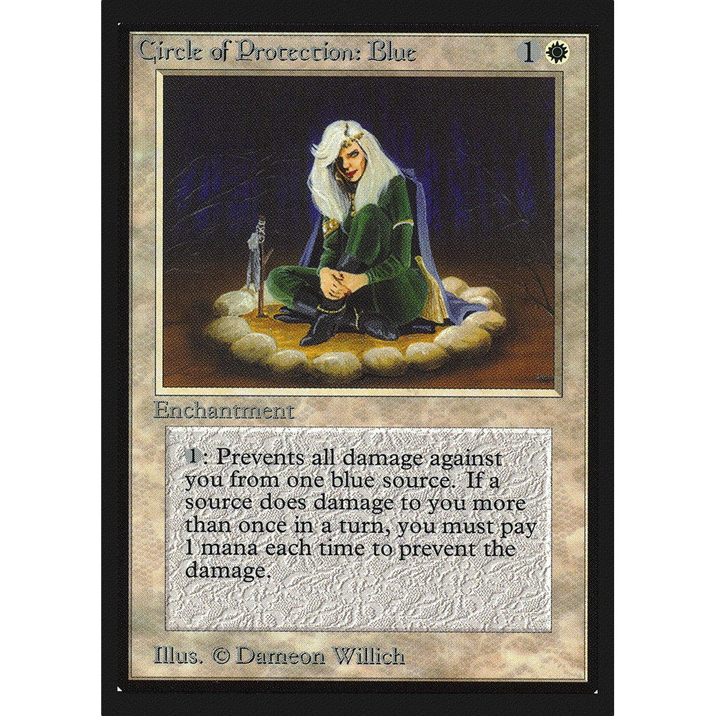MTG Singles - Circle of Protection: Blue - Collectors' Edition - Regular